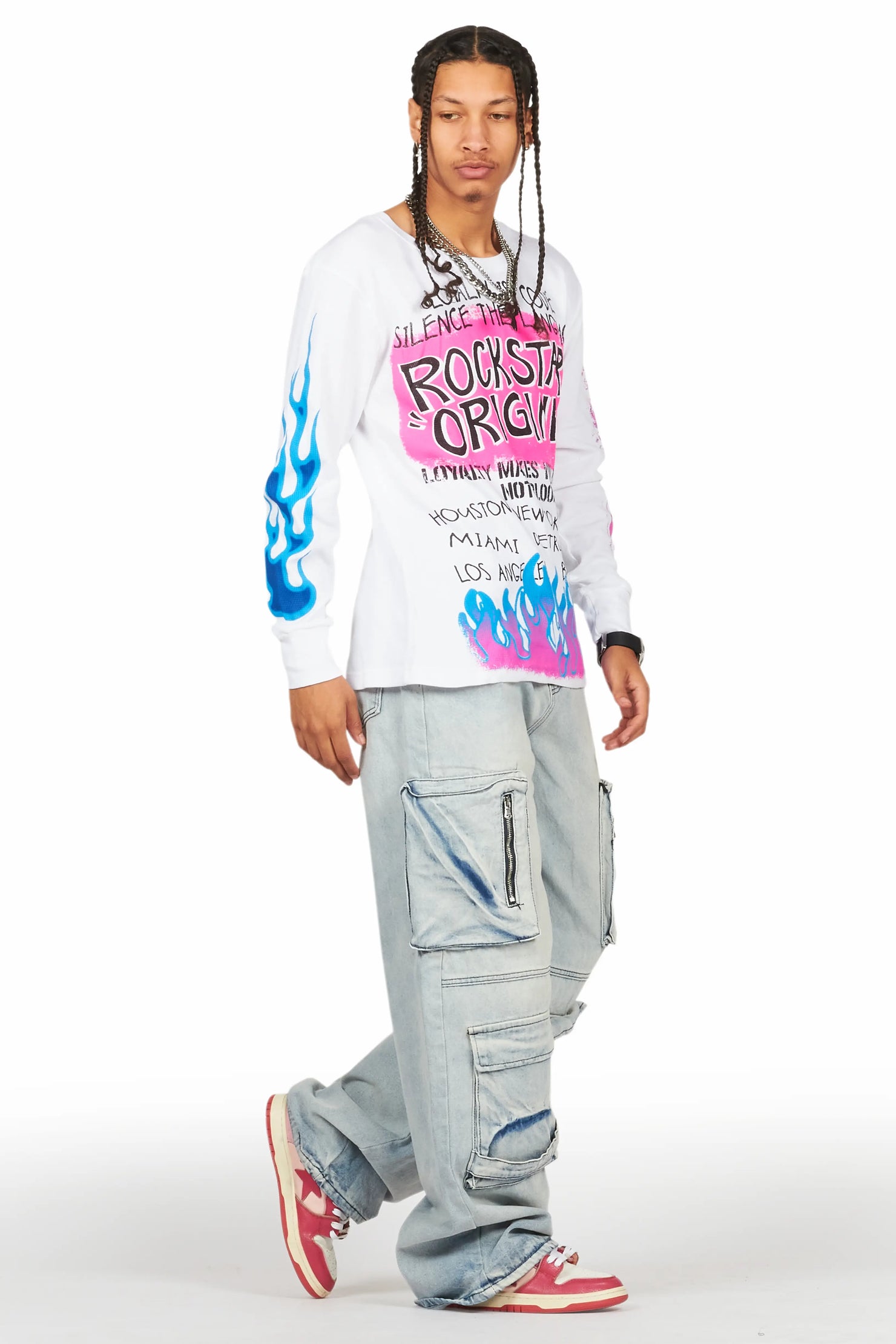 Esben Blue Baggy Fit Jean