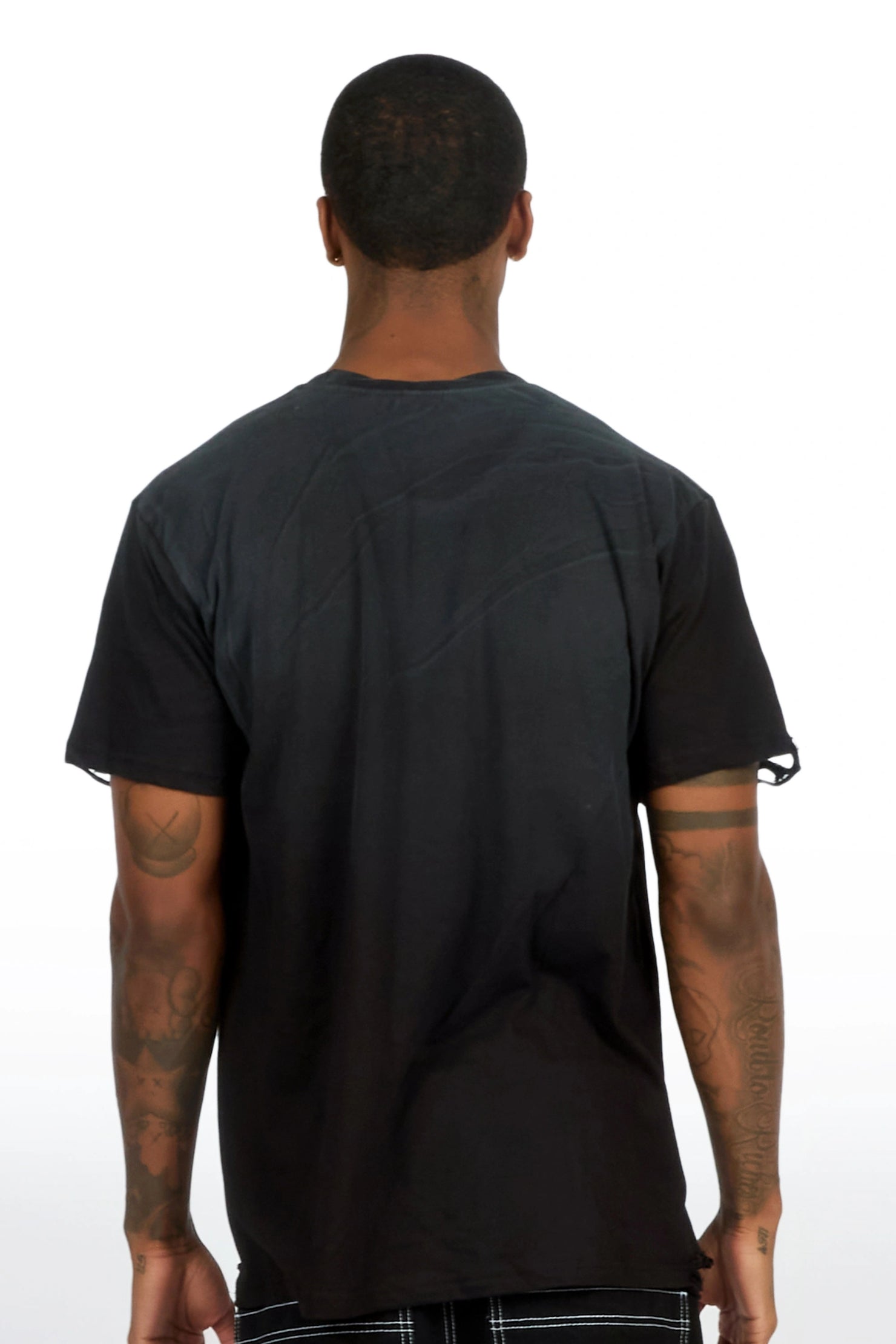 McClain Black Oversized Graphic T-Shirt