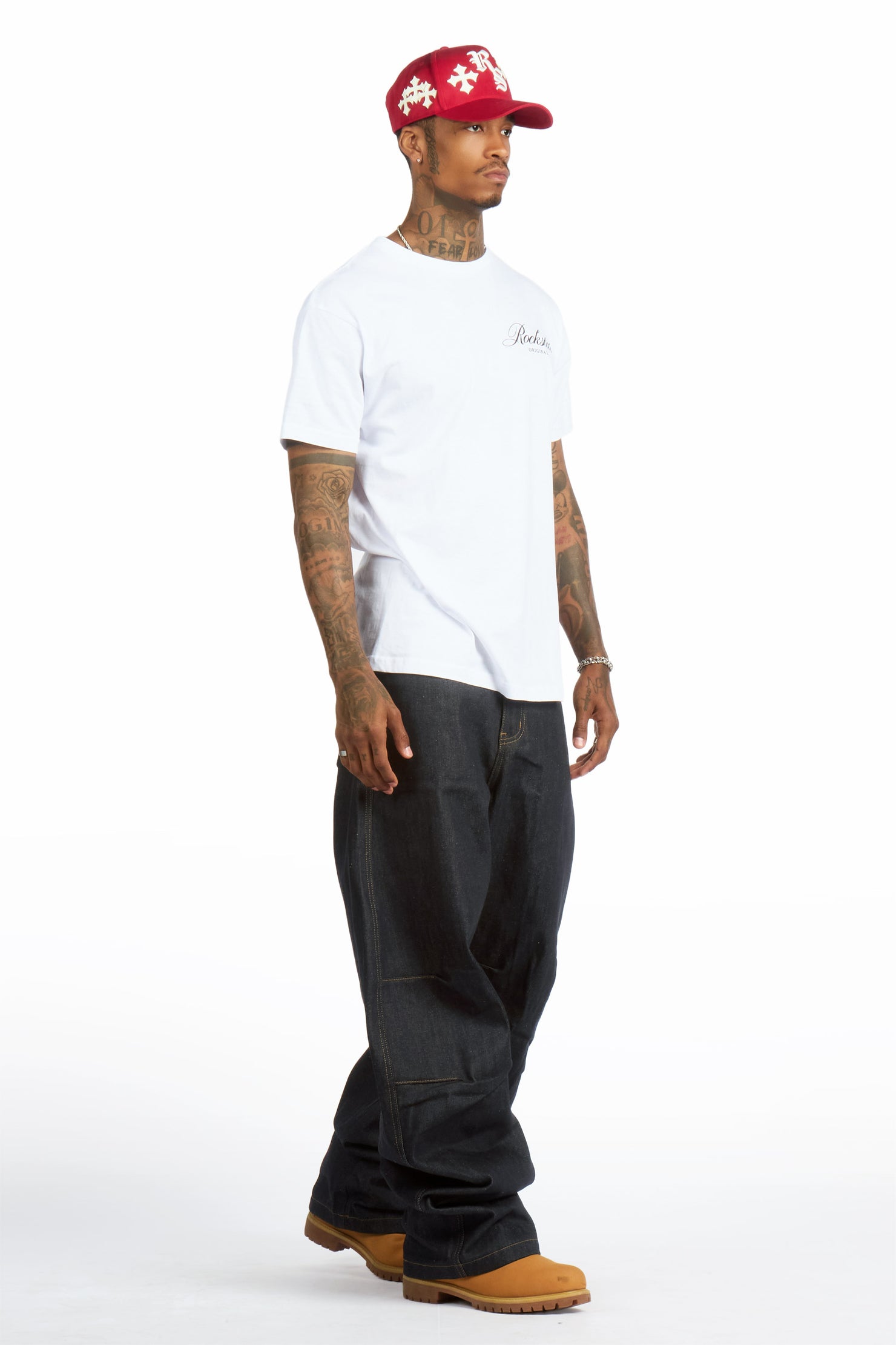 Fame Raw Blue Barrel Fit Jean