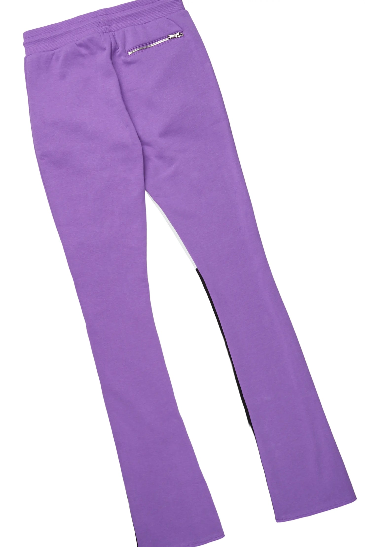 Mancha Purple/White T-Shirt Stacked Flare Track Set