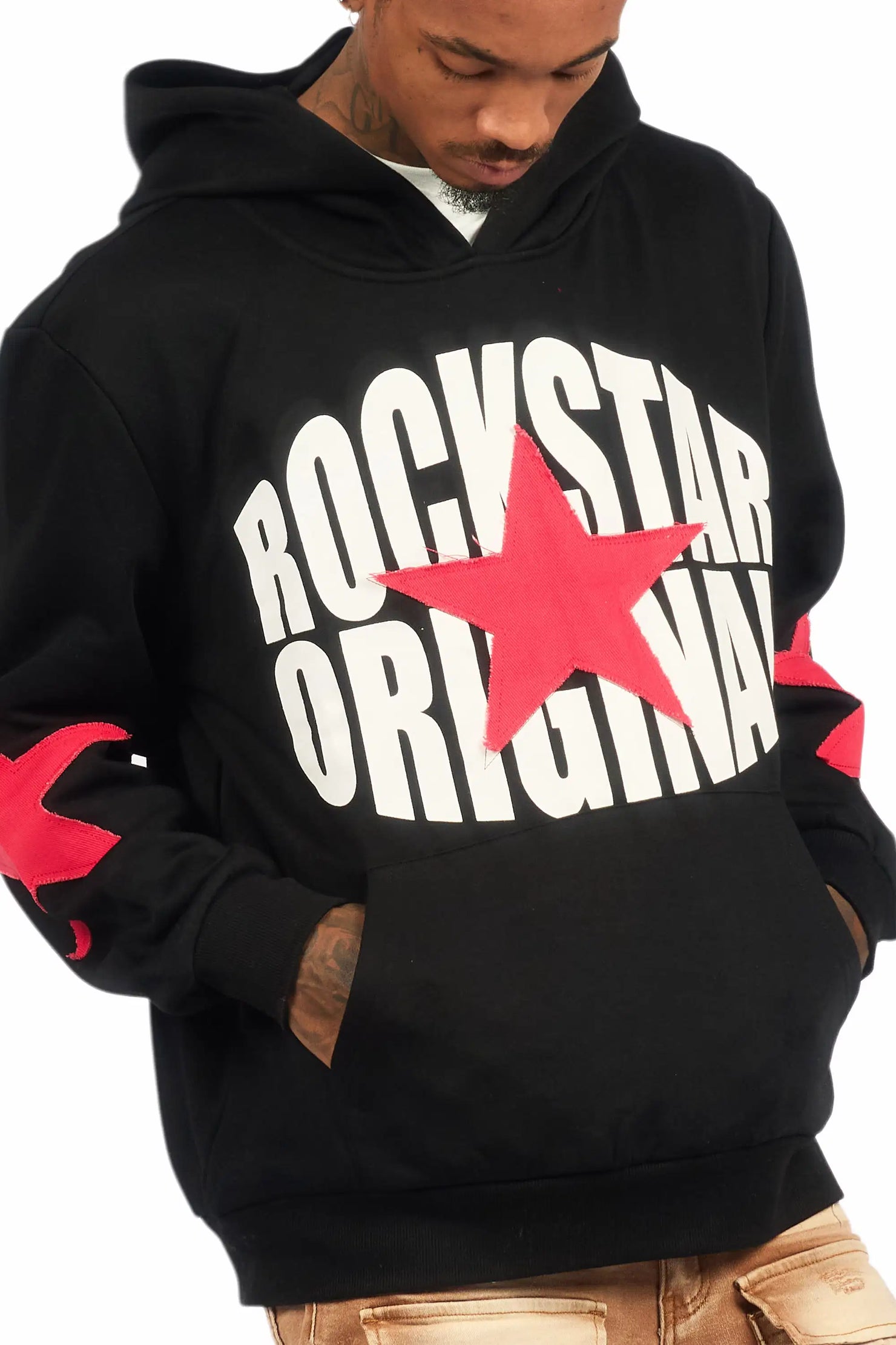 States 2.0 Black Graphic Hoodie