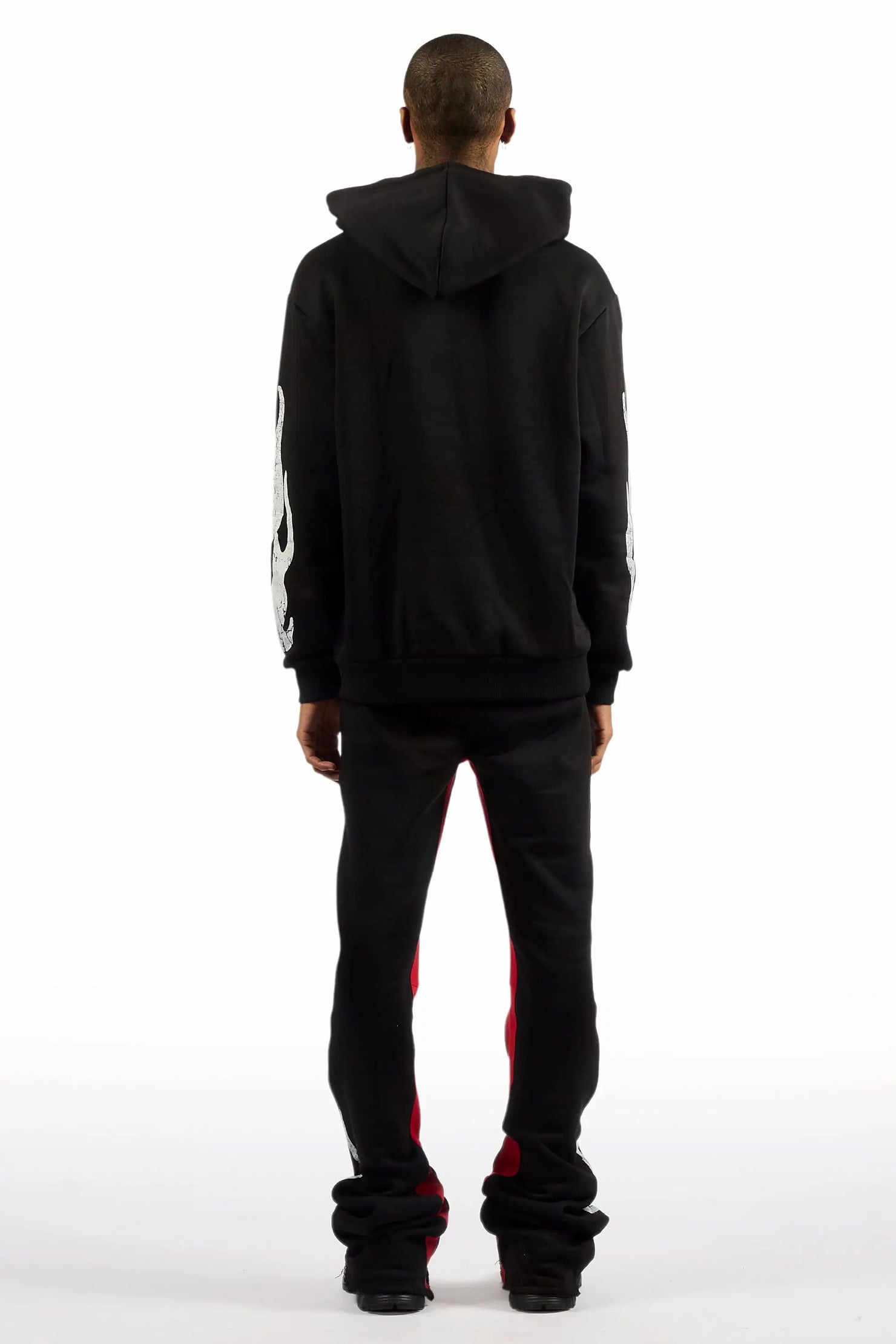 Amos Black Hoodie/Baggy Track Pant Set