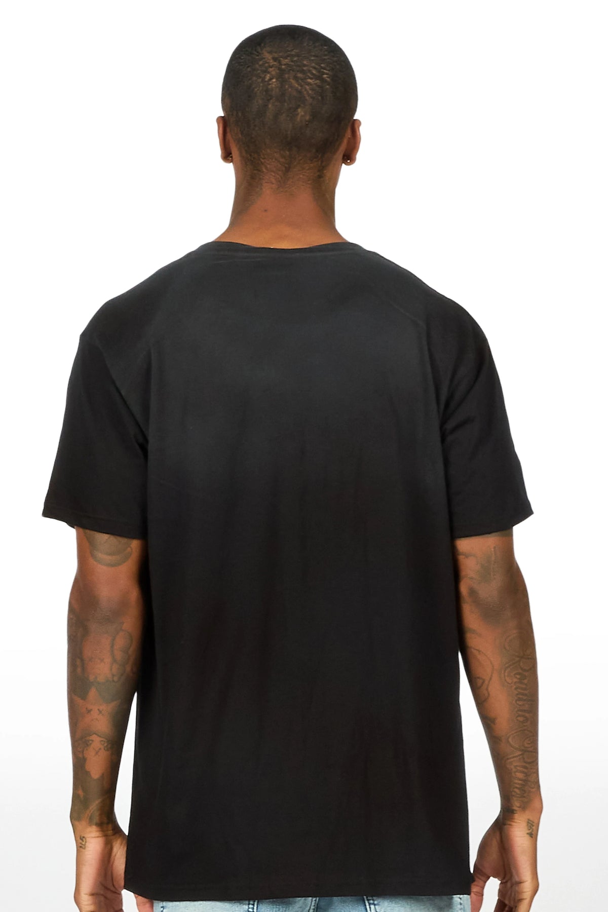 Sorrell Black Oversized Graphic T-Shirt