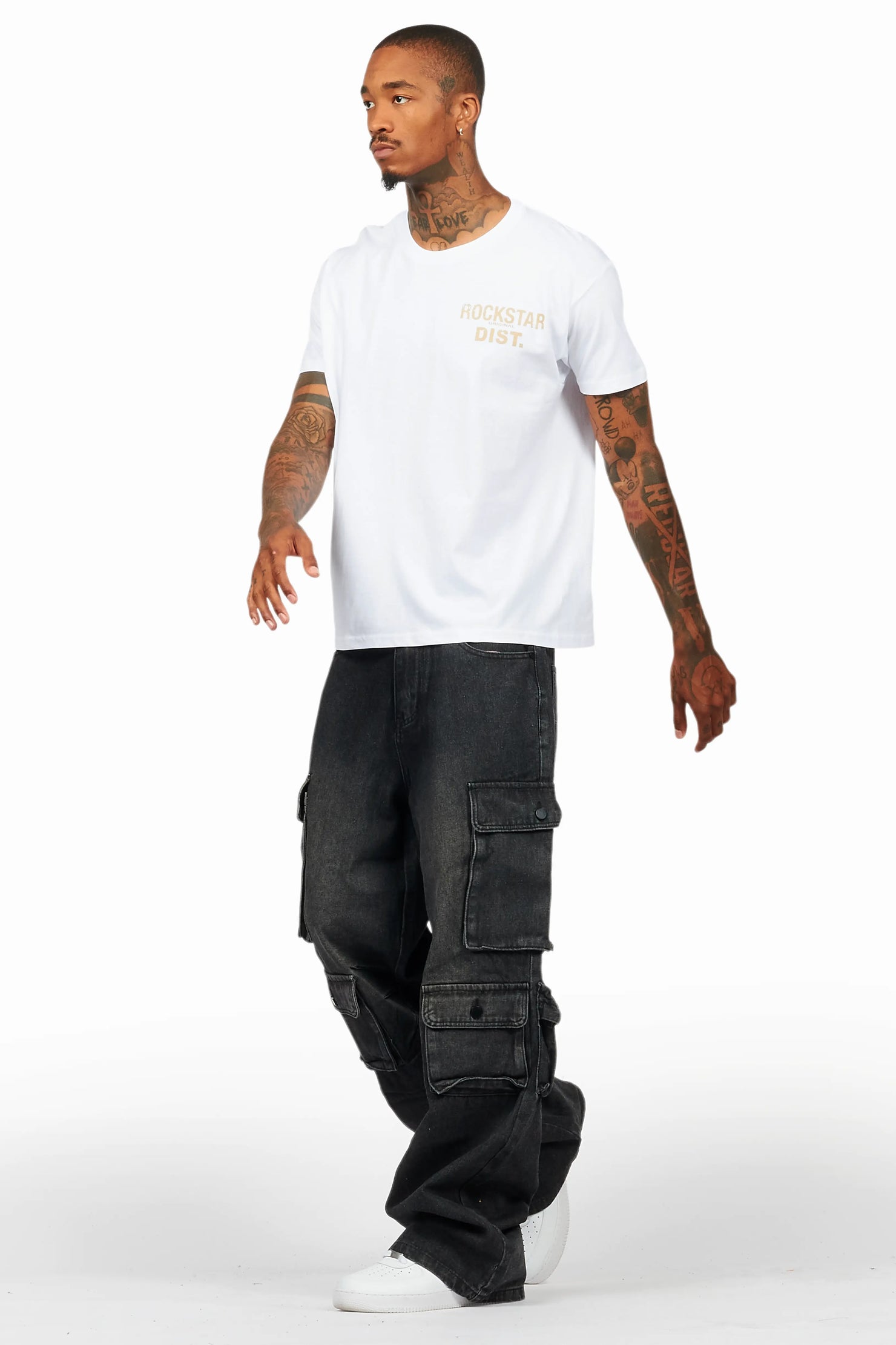 Cortie Black Baggy Fit Jean