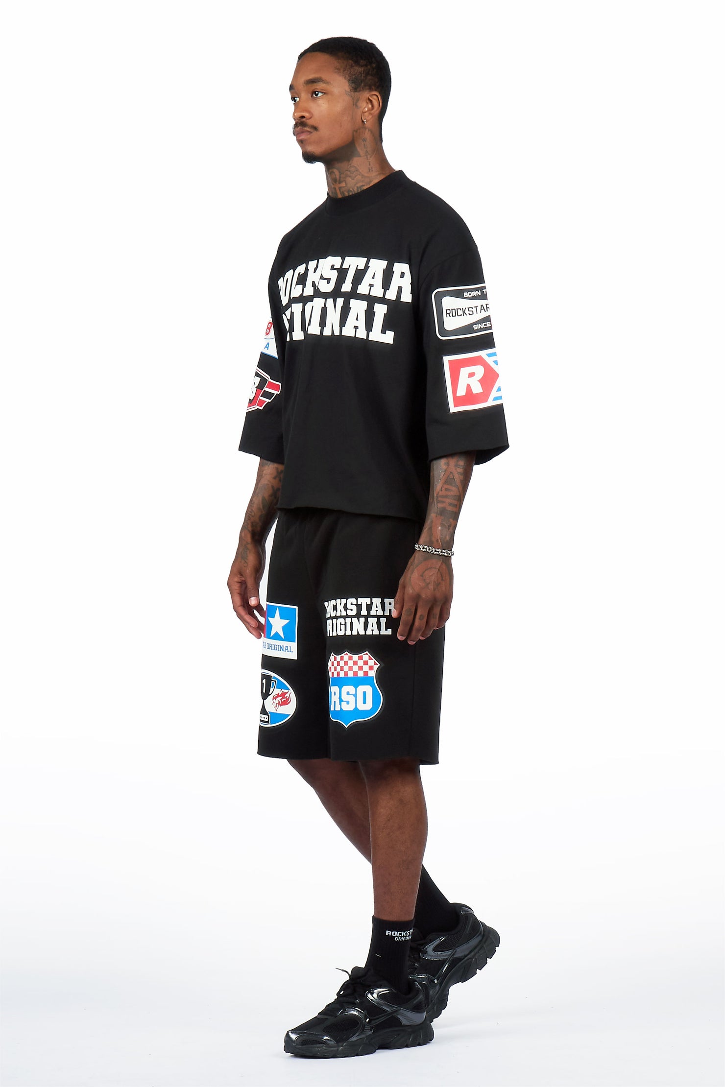 Corridor Black T-Shirt/Short Set