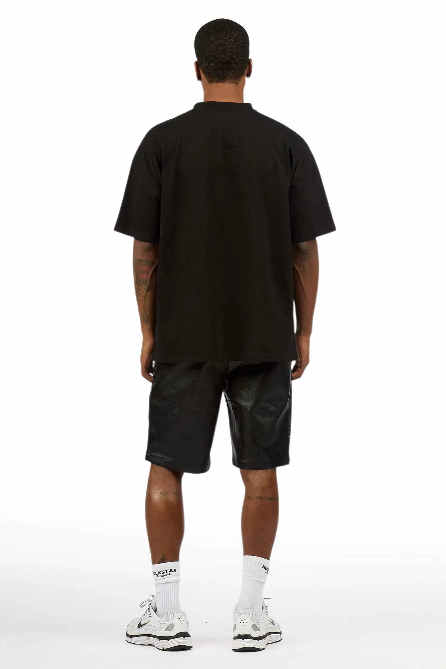 Zayn Black Graphic Short Set