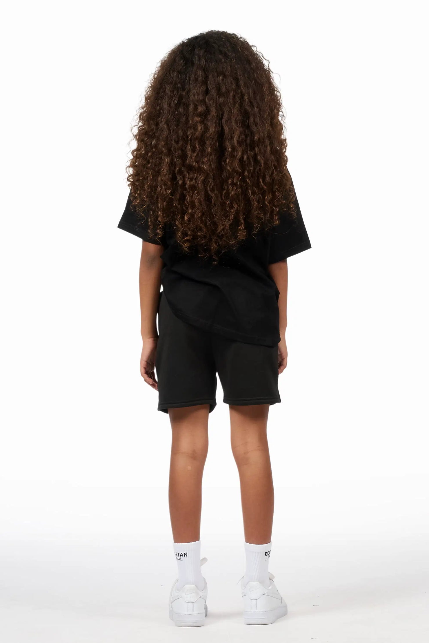Girls Sabrina Black Short Set