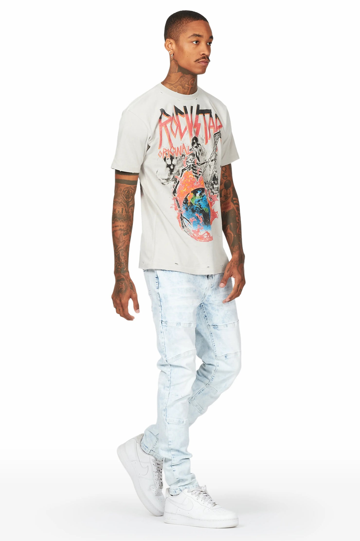 Milo Beach Blue Stretch Jean