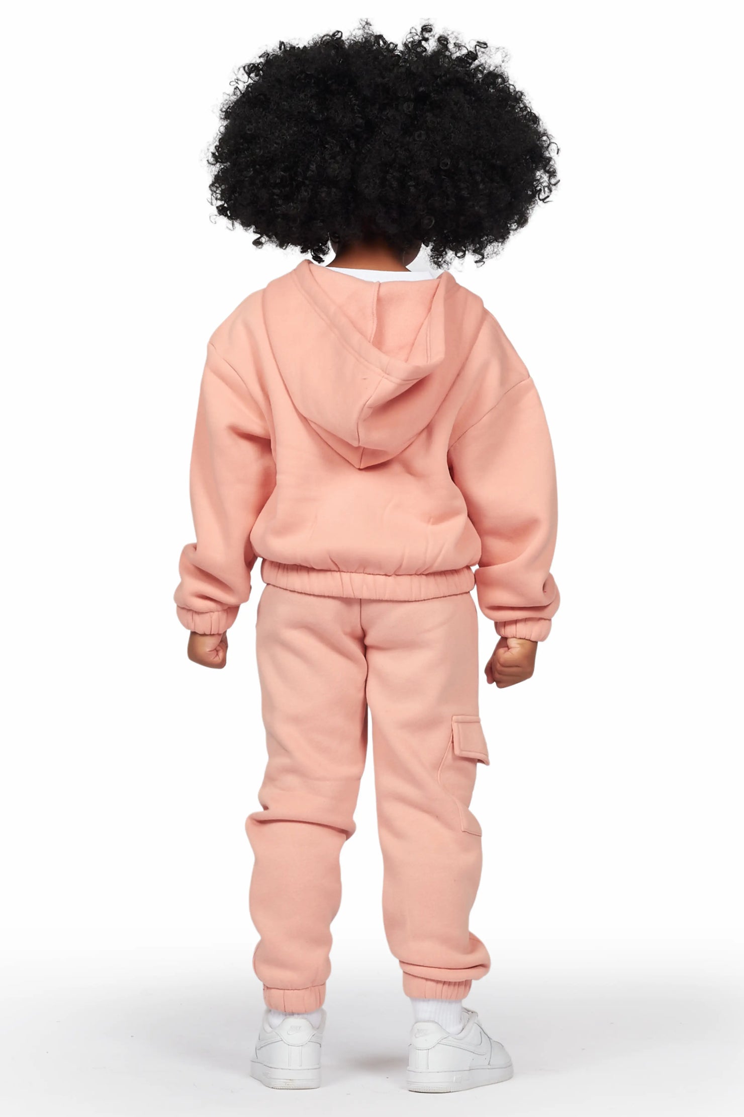 Girls Bass Blush Zip Up Hoodie Pant Set