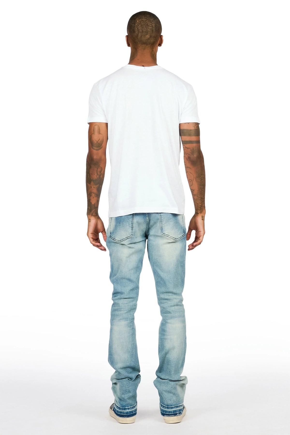 Callier Medium Blue Stacked Jean