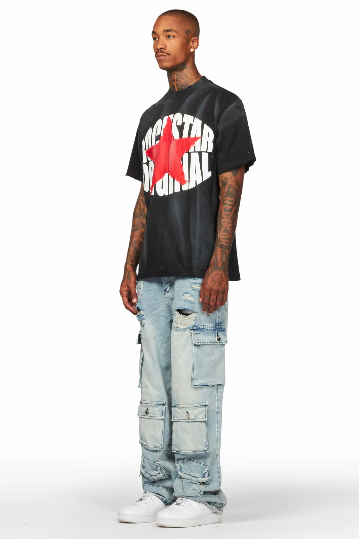 Kostini Light Blue Baggy Fit Jean