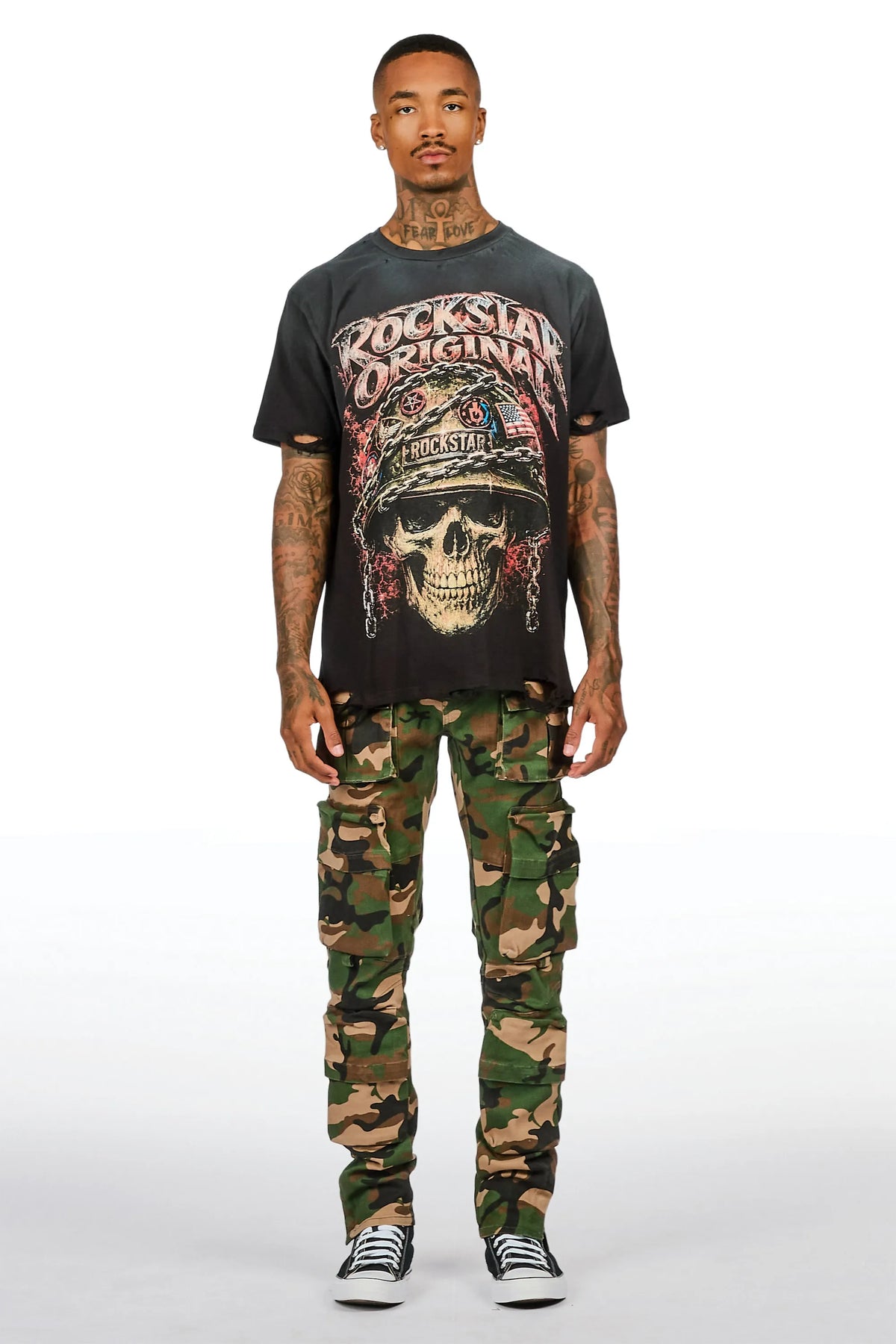 Shepard Camo Cargo Skinny Fit Jean
