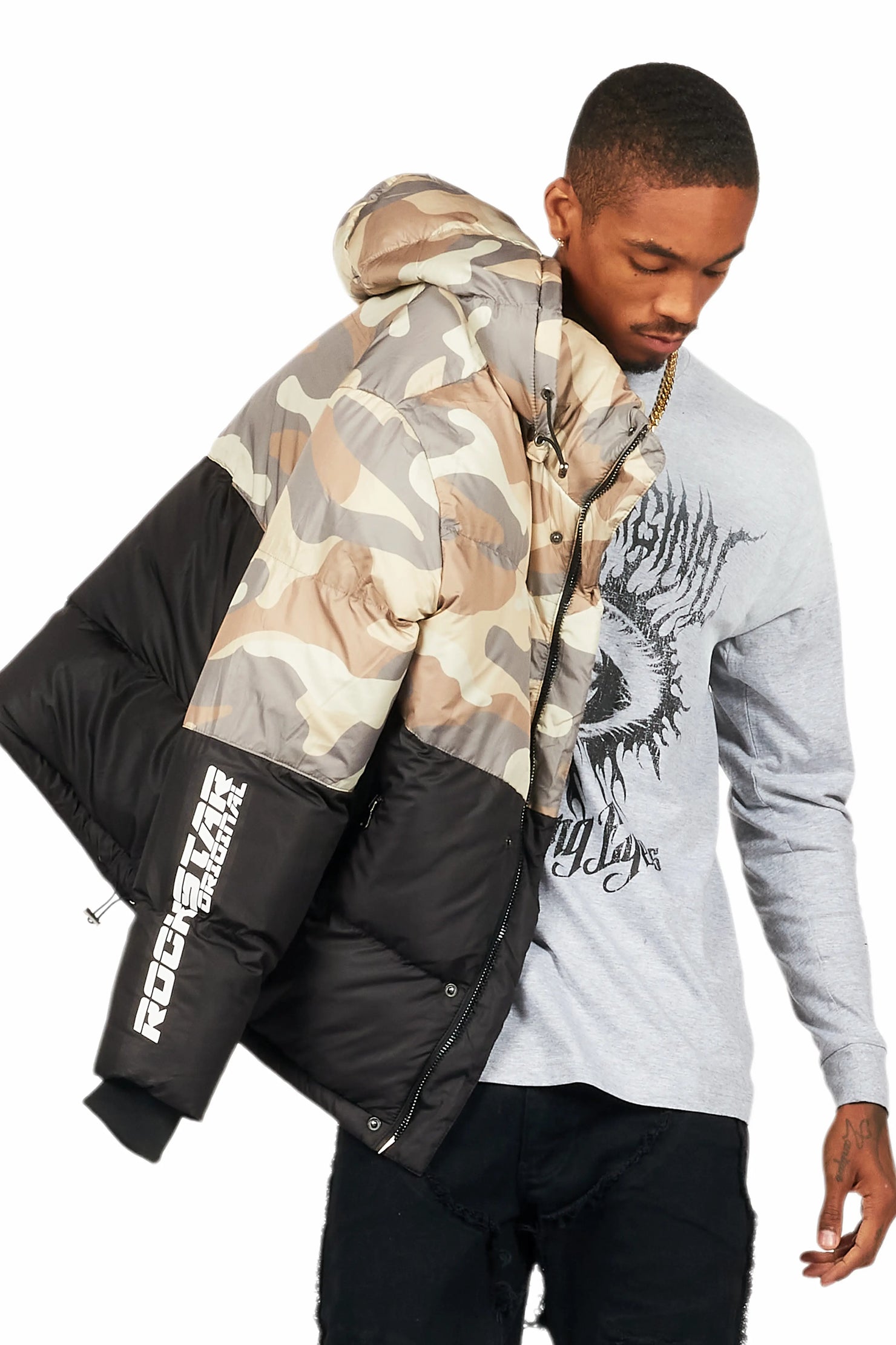 Jensen Camo Puffer Jacket