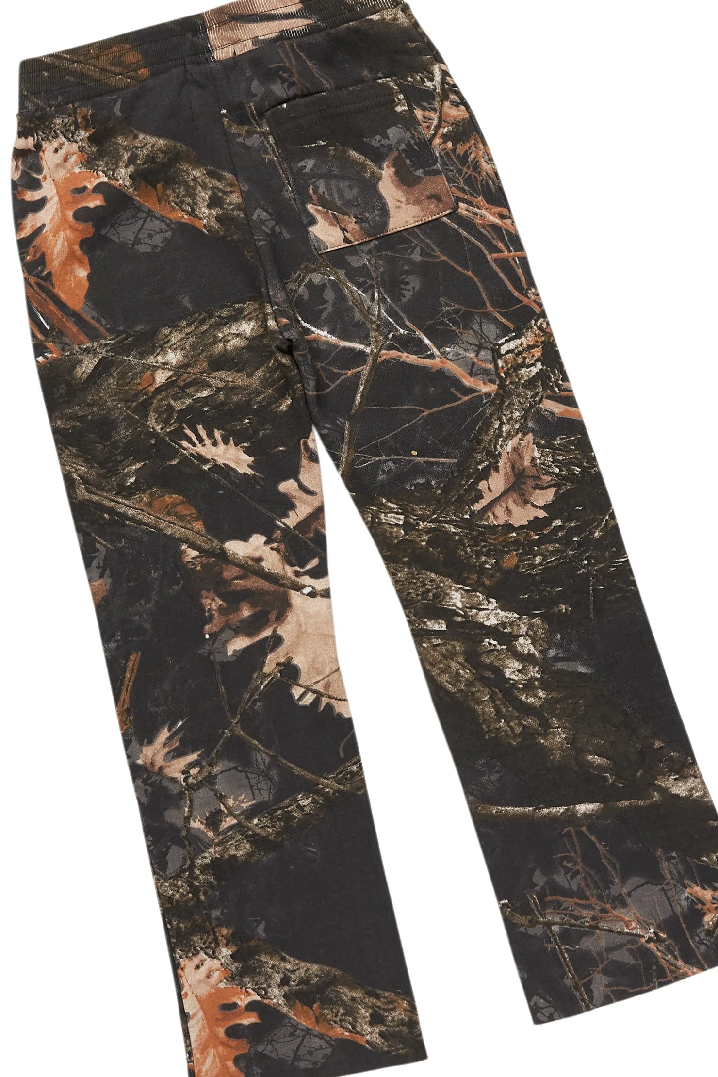 Boys Tabby Black Graphic Stacked Flare Track Set