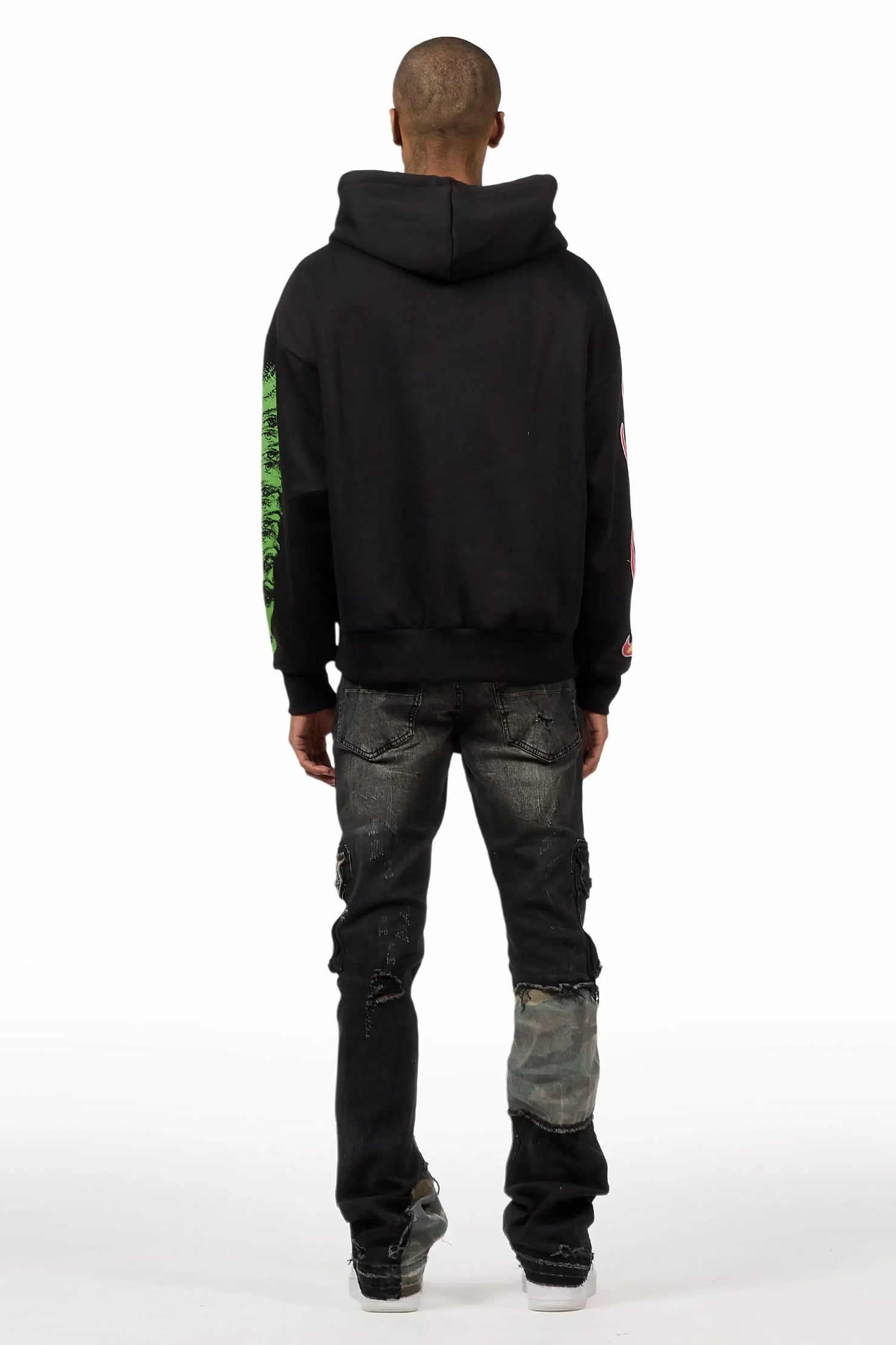 Beno Black Hoodie & Zeta Grey Jean Bundle