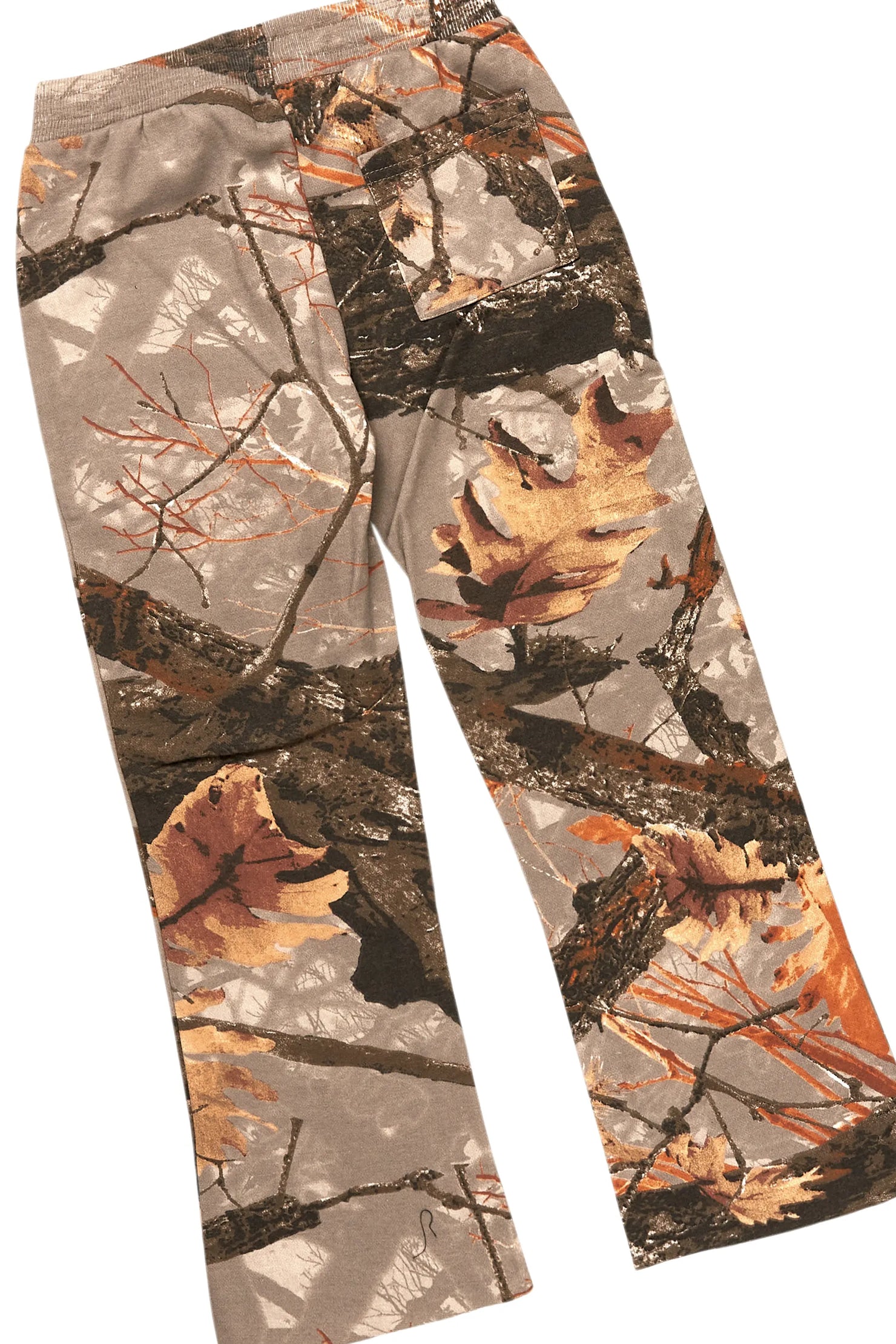 Boys Tabby Beige Graphic Stacked Flare Track Set