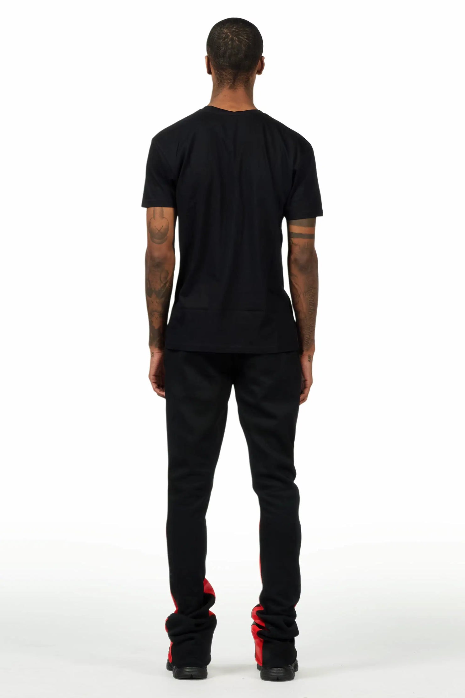 Nelly 2.0 Black/Black T-Shirt/Relaxed Track Set