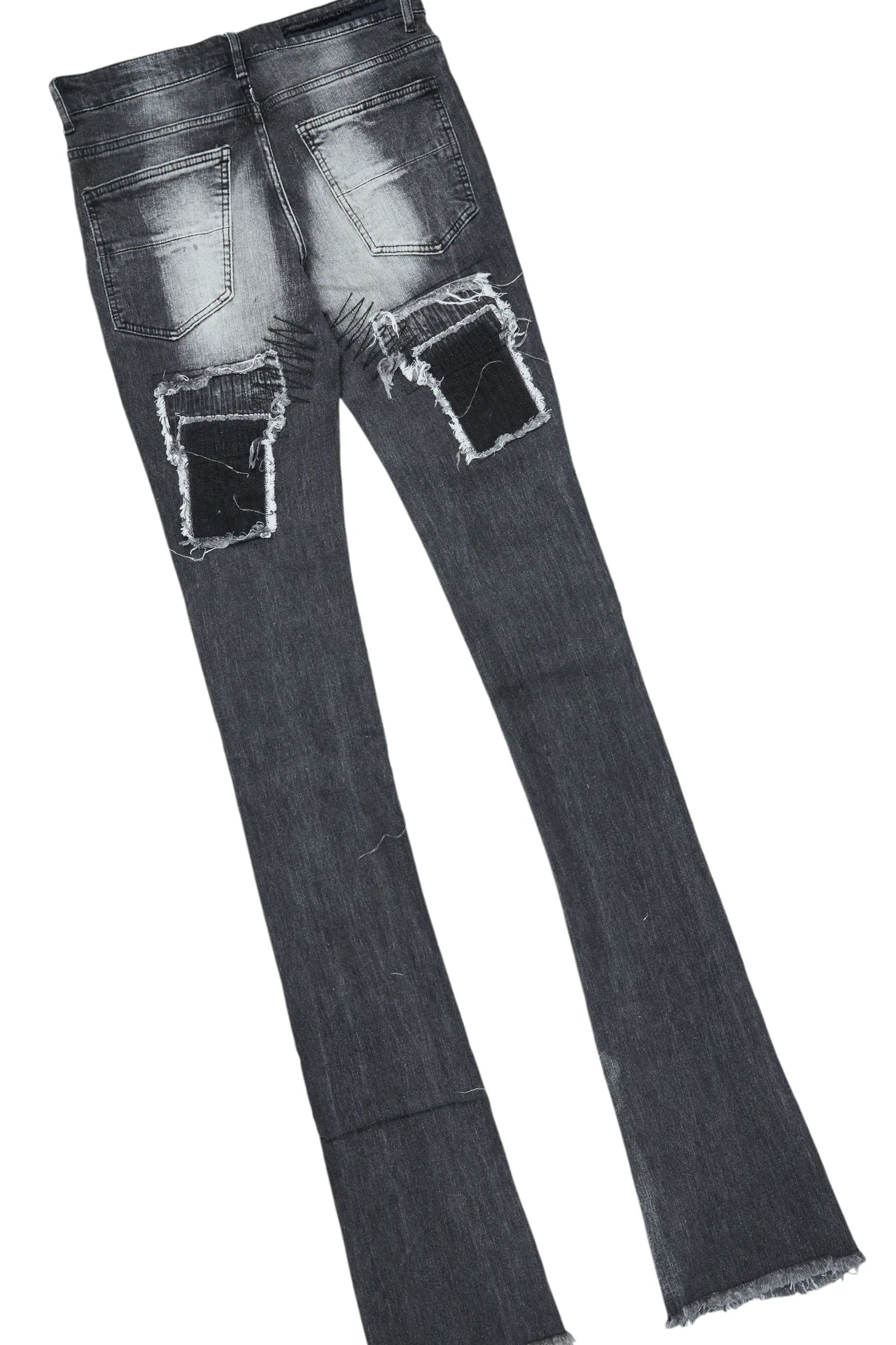 Kip Navy Hoodie/Super Stacked Flare Jean Bundle