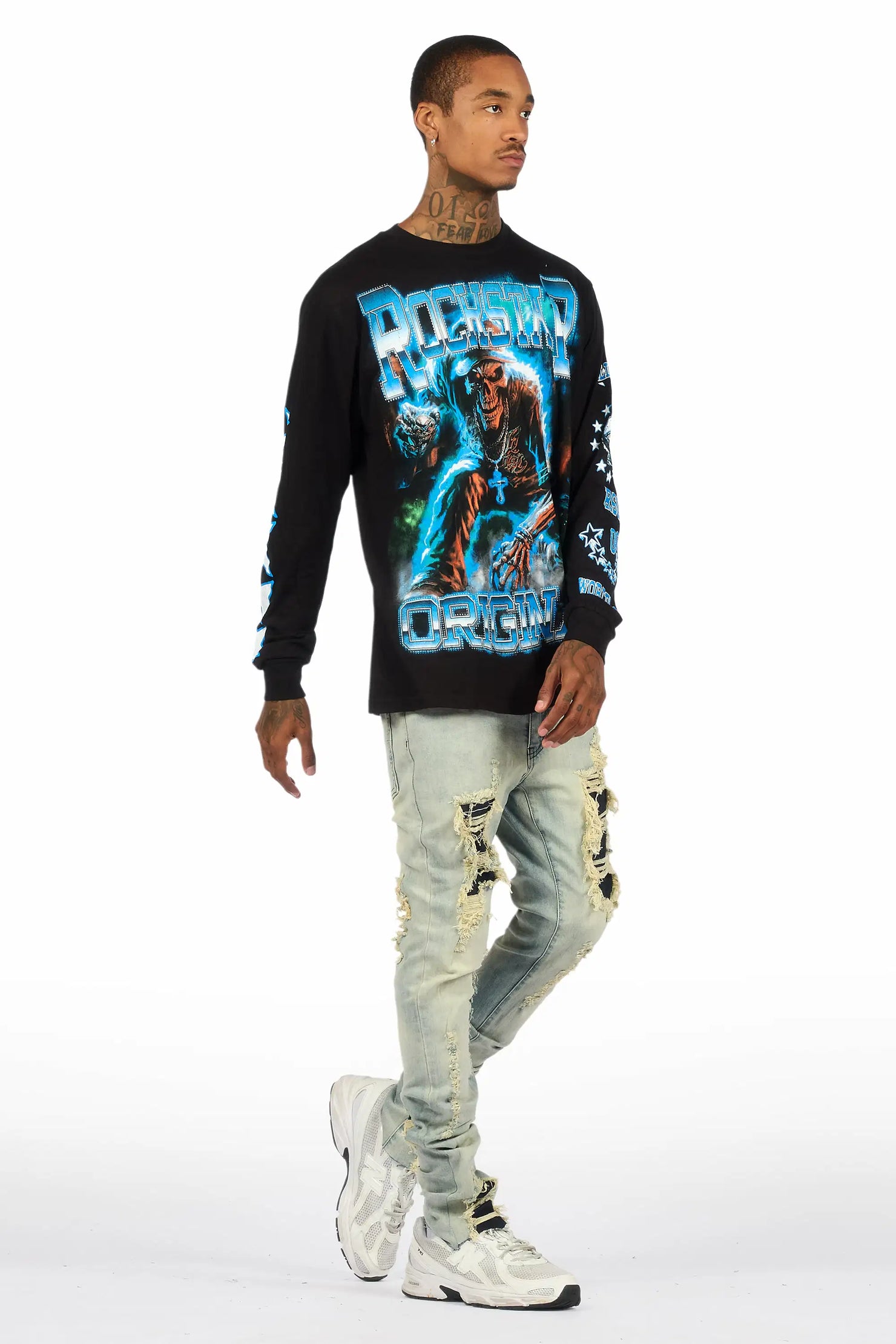 Fateh Light Blue Skinny Fit Jean
