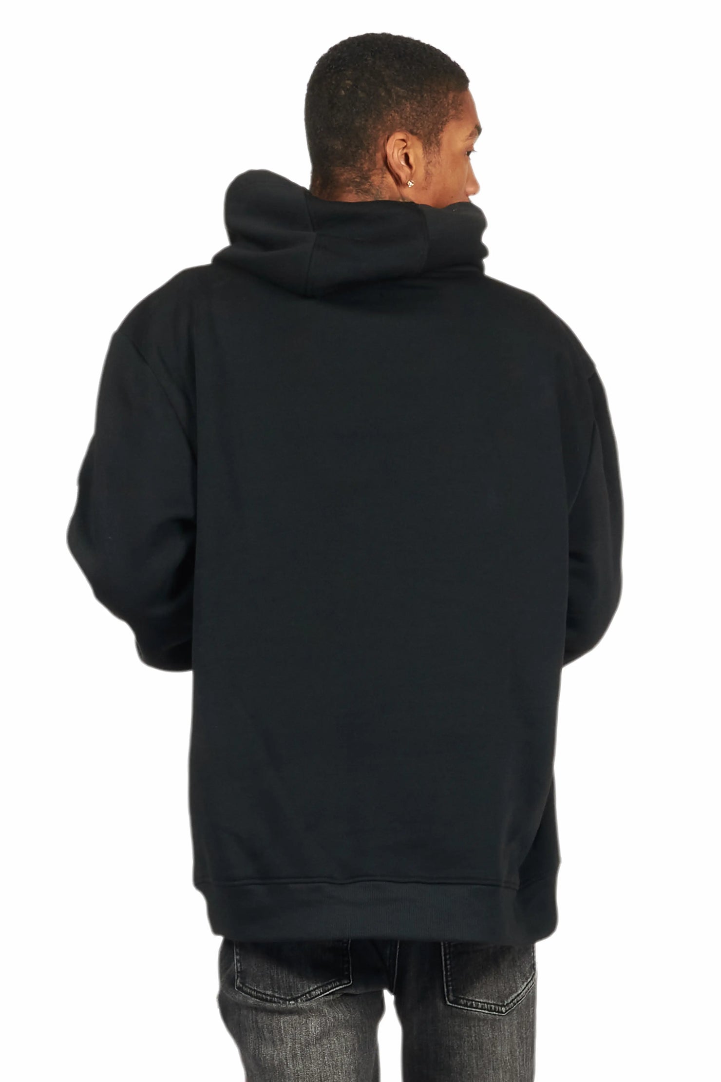 Amos Black Graphic Hoodie
