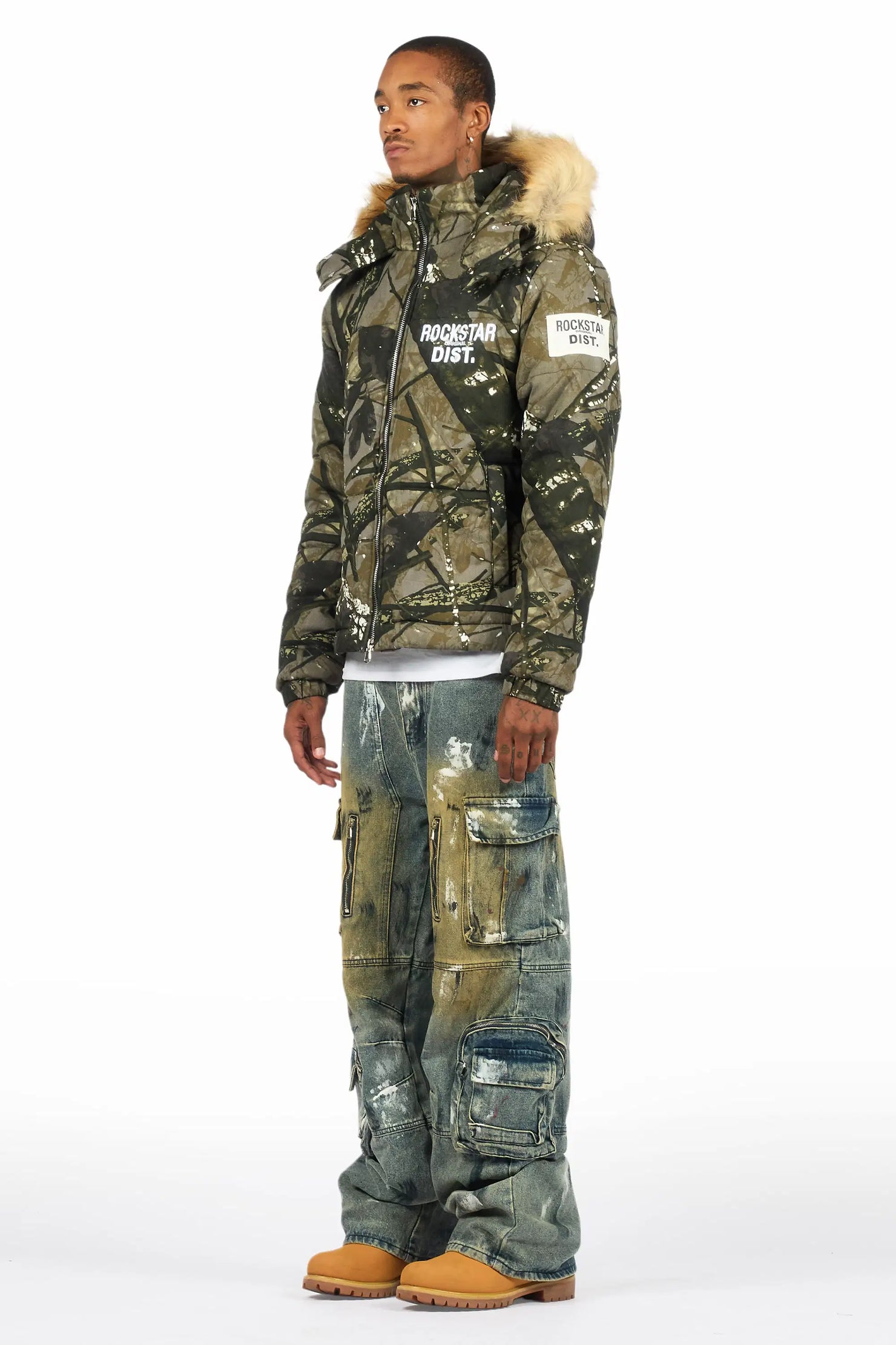 Ermis Dark Blue Baggy Jeans