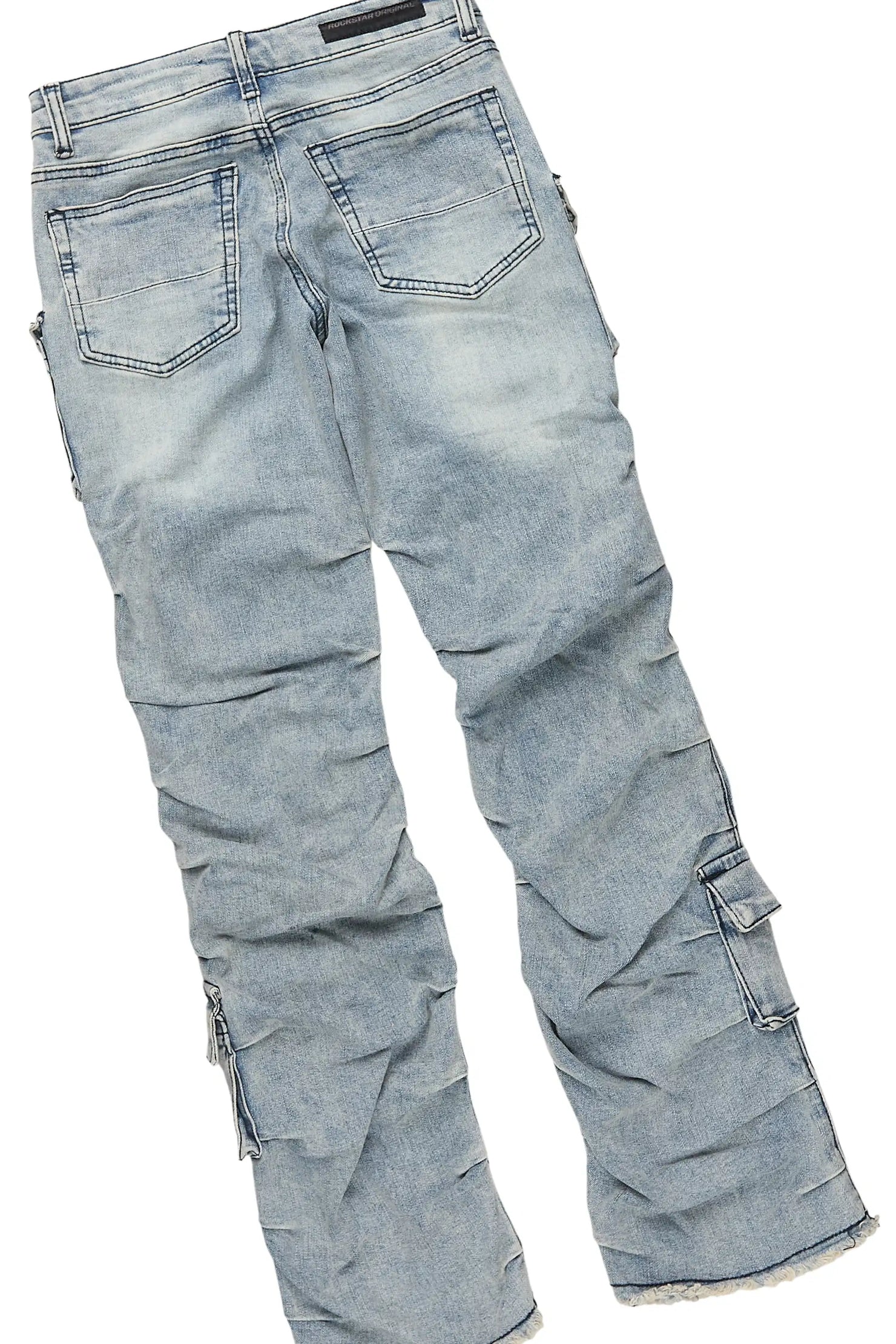 Boys Roeland Royal Hoodie & Gentry Blue Stacked Jean Set