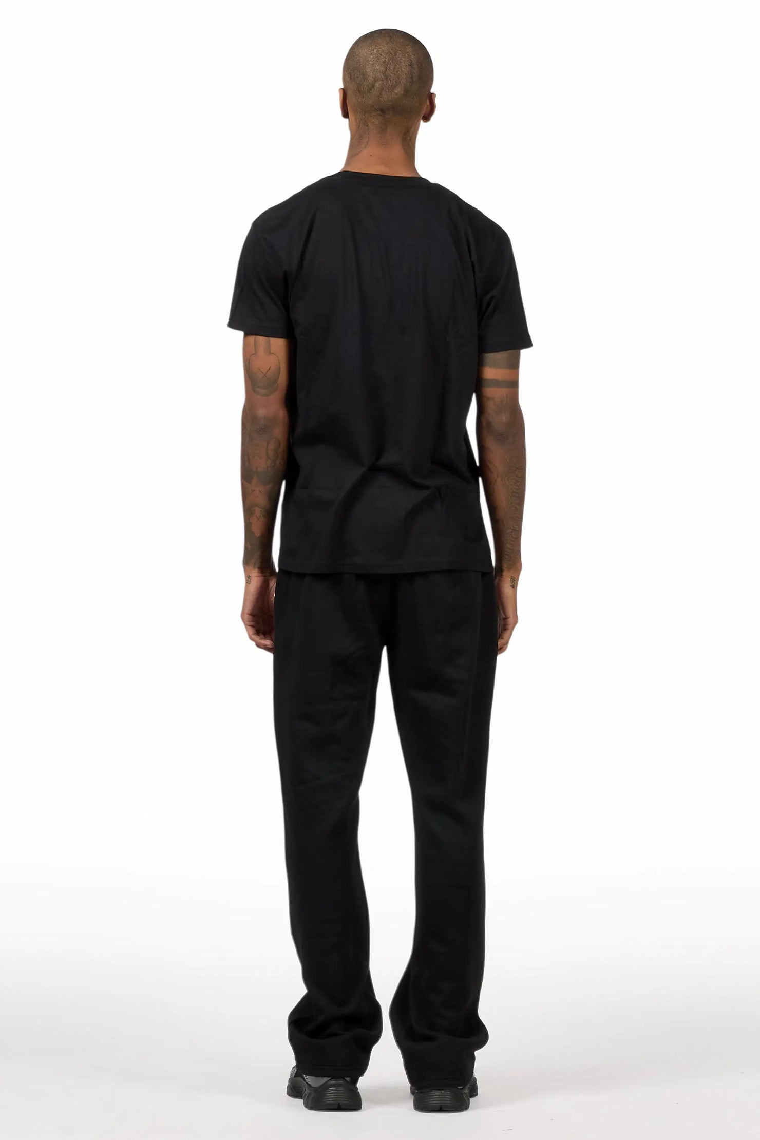 Twinkle Black/White T-Shirt/Relaxed Track Set
