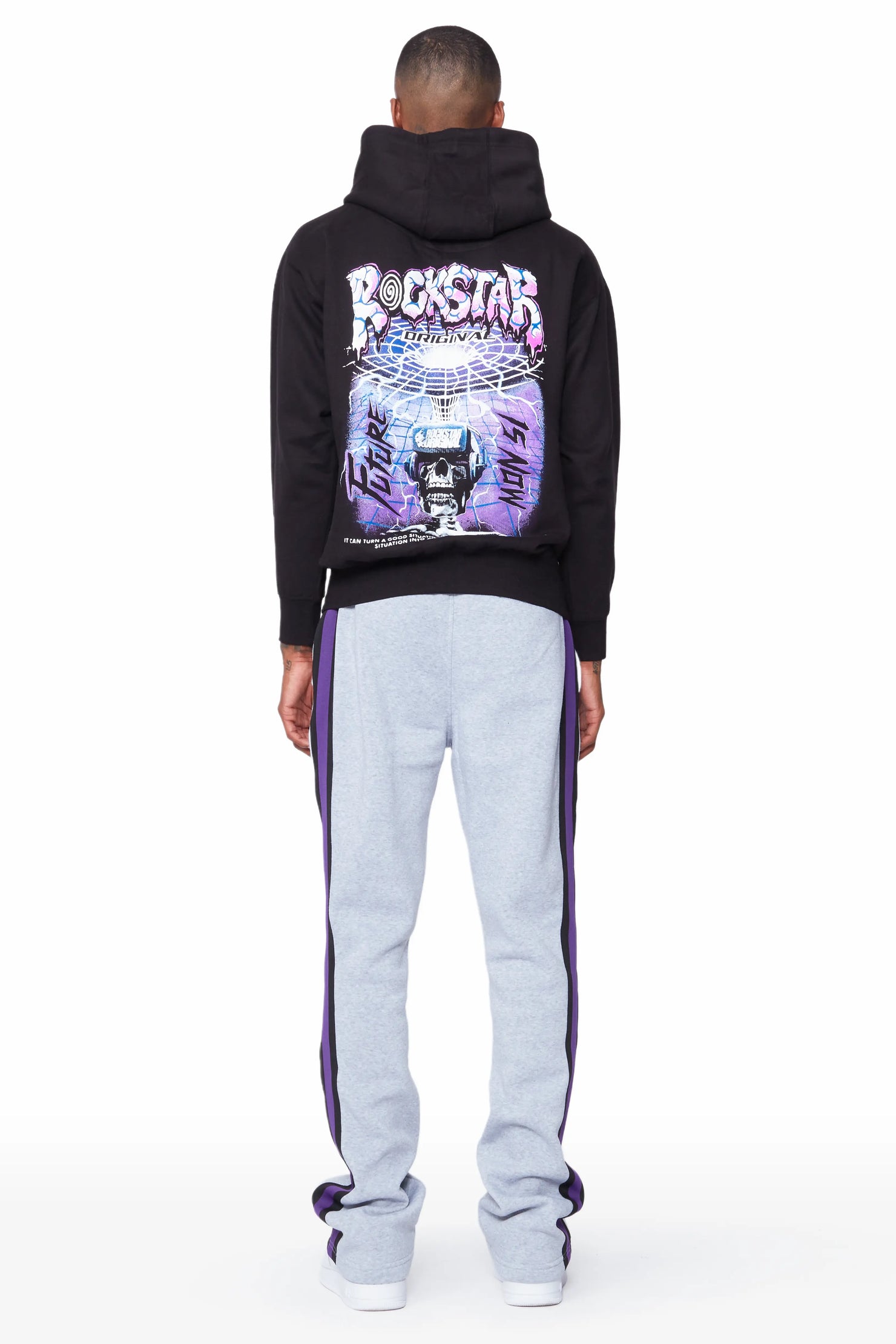 Gorka Black/Grey Hoodie Track Set