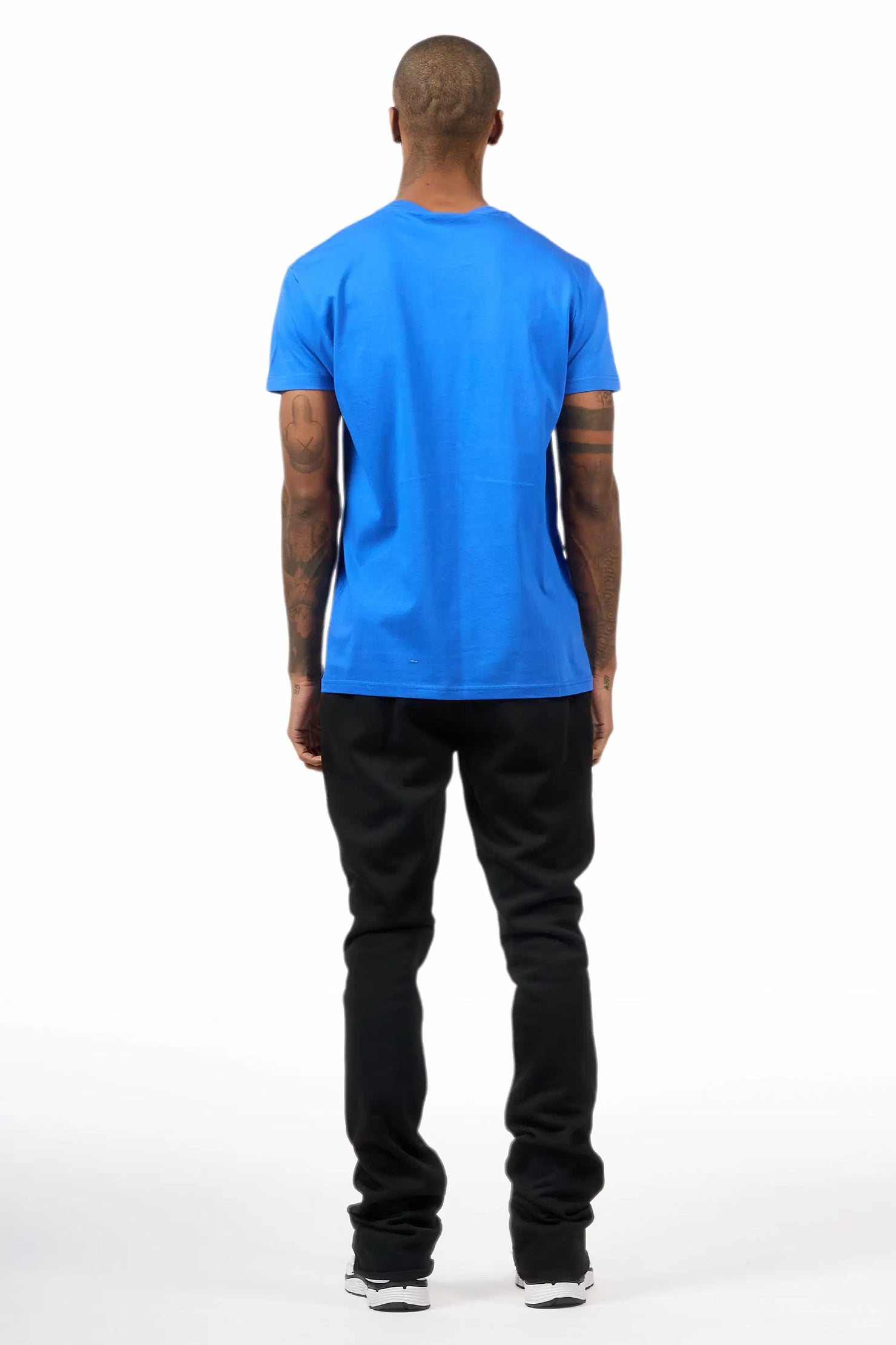 Zare 2.0 Royal/Black T-Shirt/Relaxed Track Set
