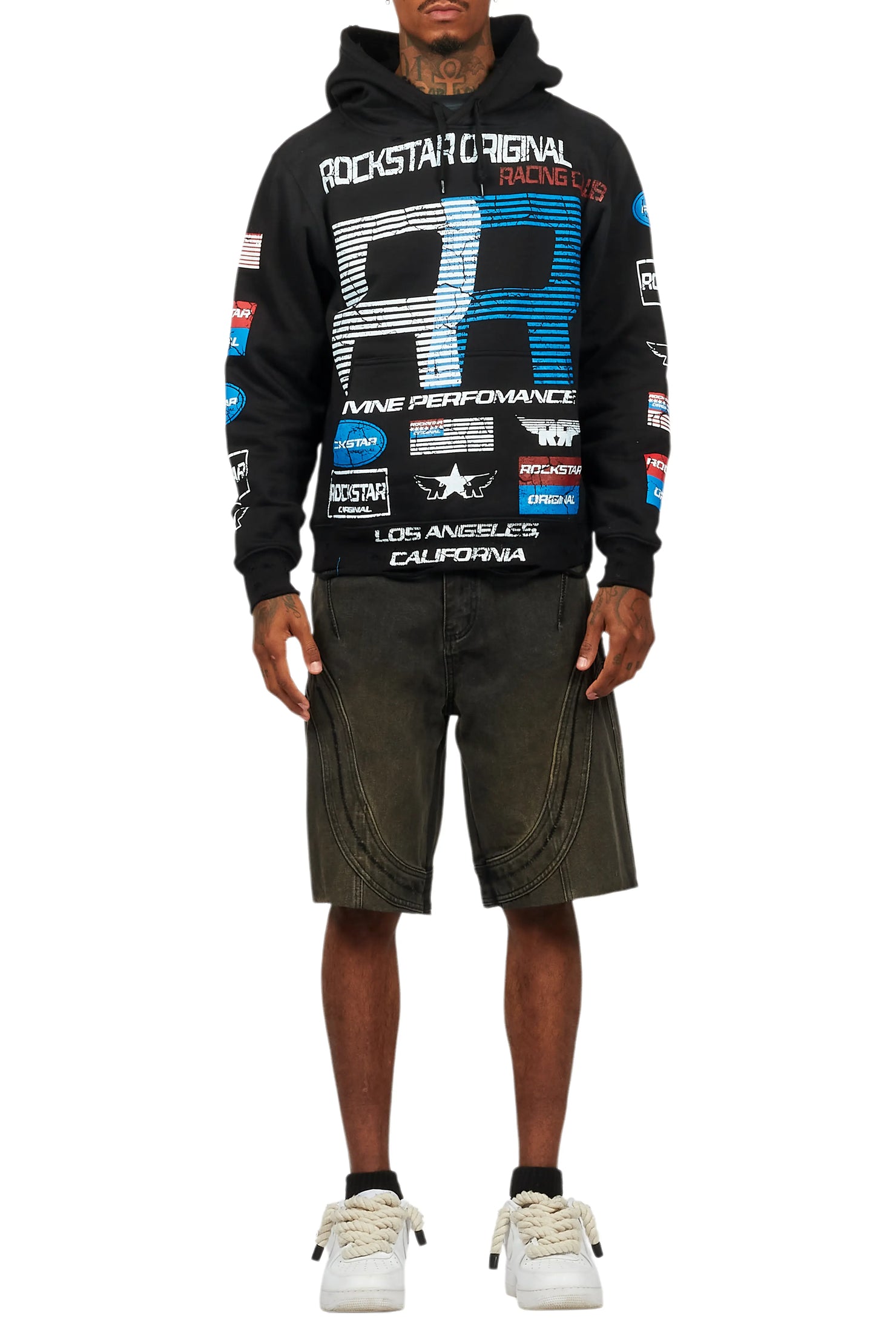 RSO Racing Club Black Graphic Hoodie