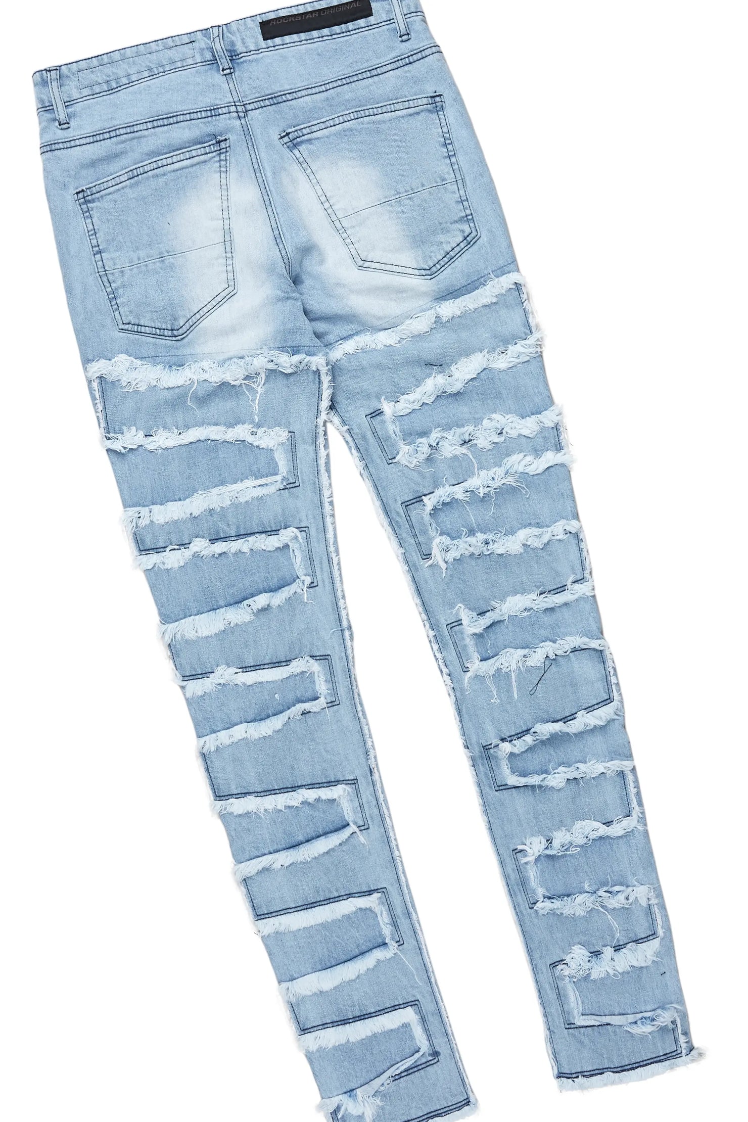 Yooz Hoodie Grey/Blue & Shake Slim Fit Jean Bundle