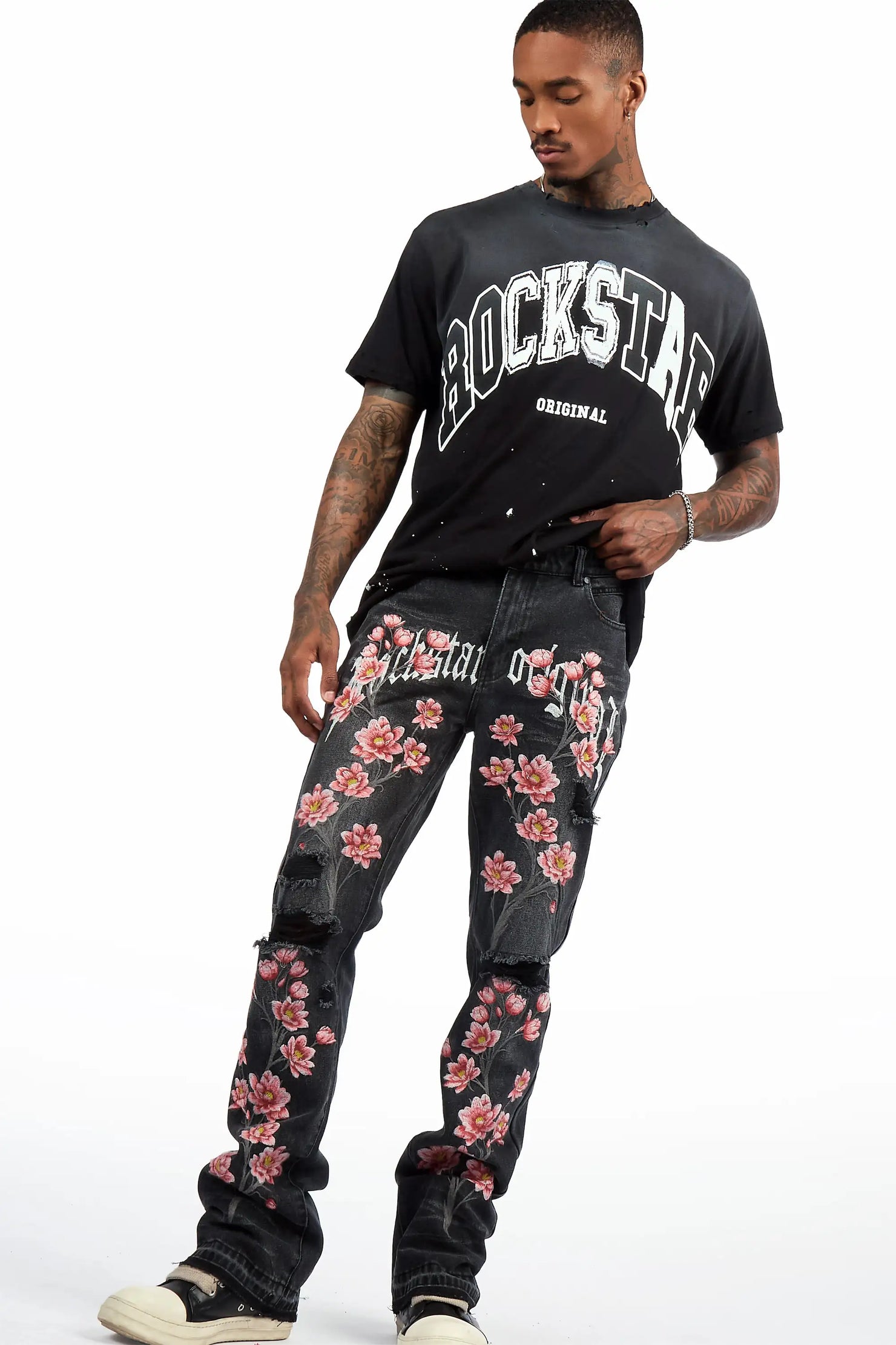 Bodie Black Oversized Graphic T-Shirt