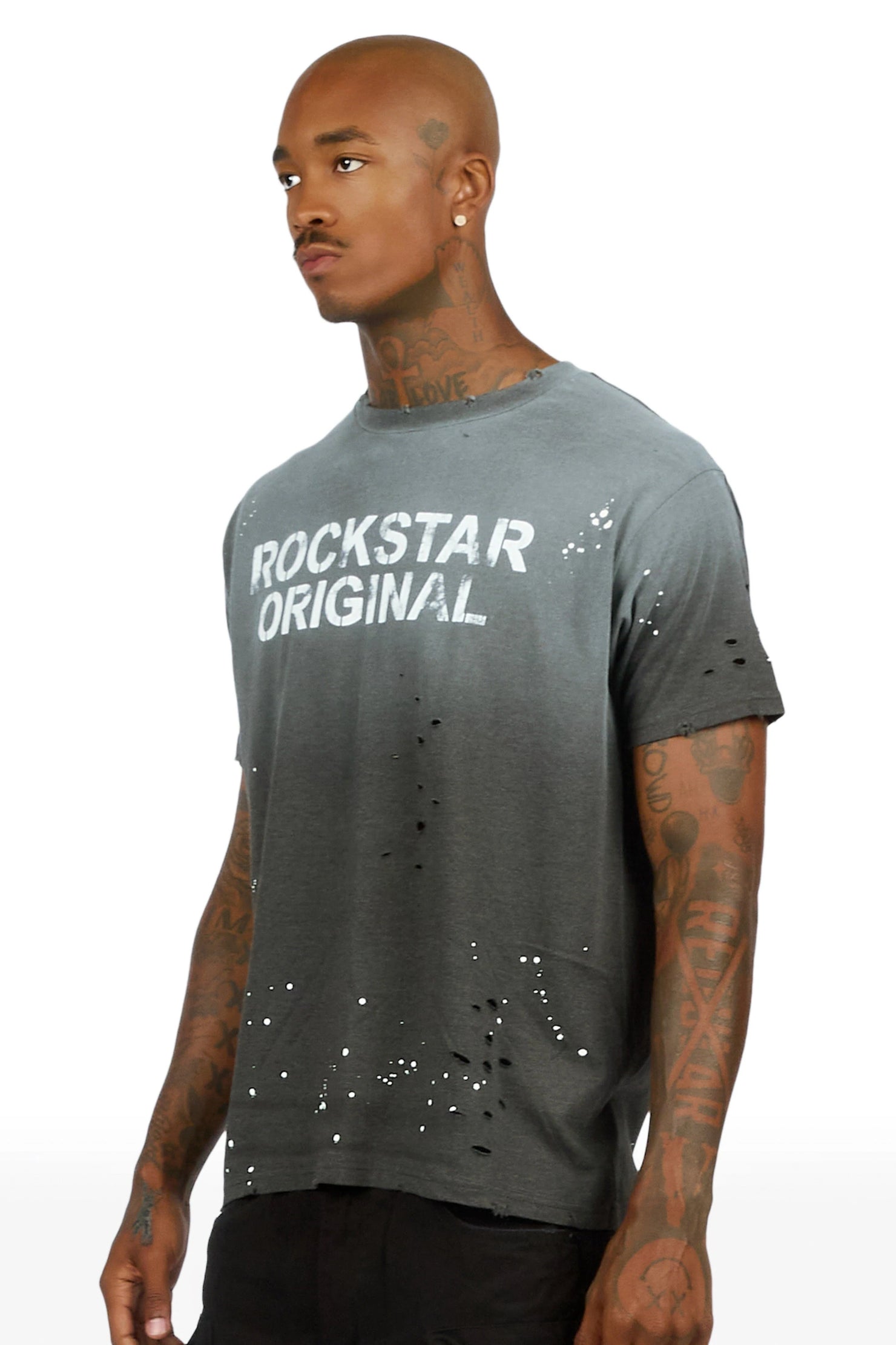 Reign Charcoal Oversized Graphic T-Shirt