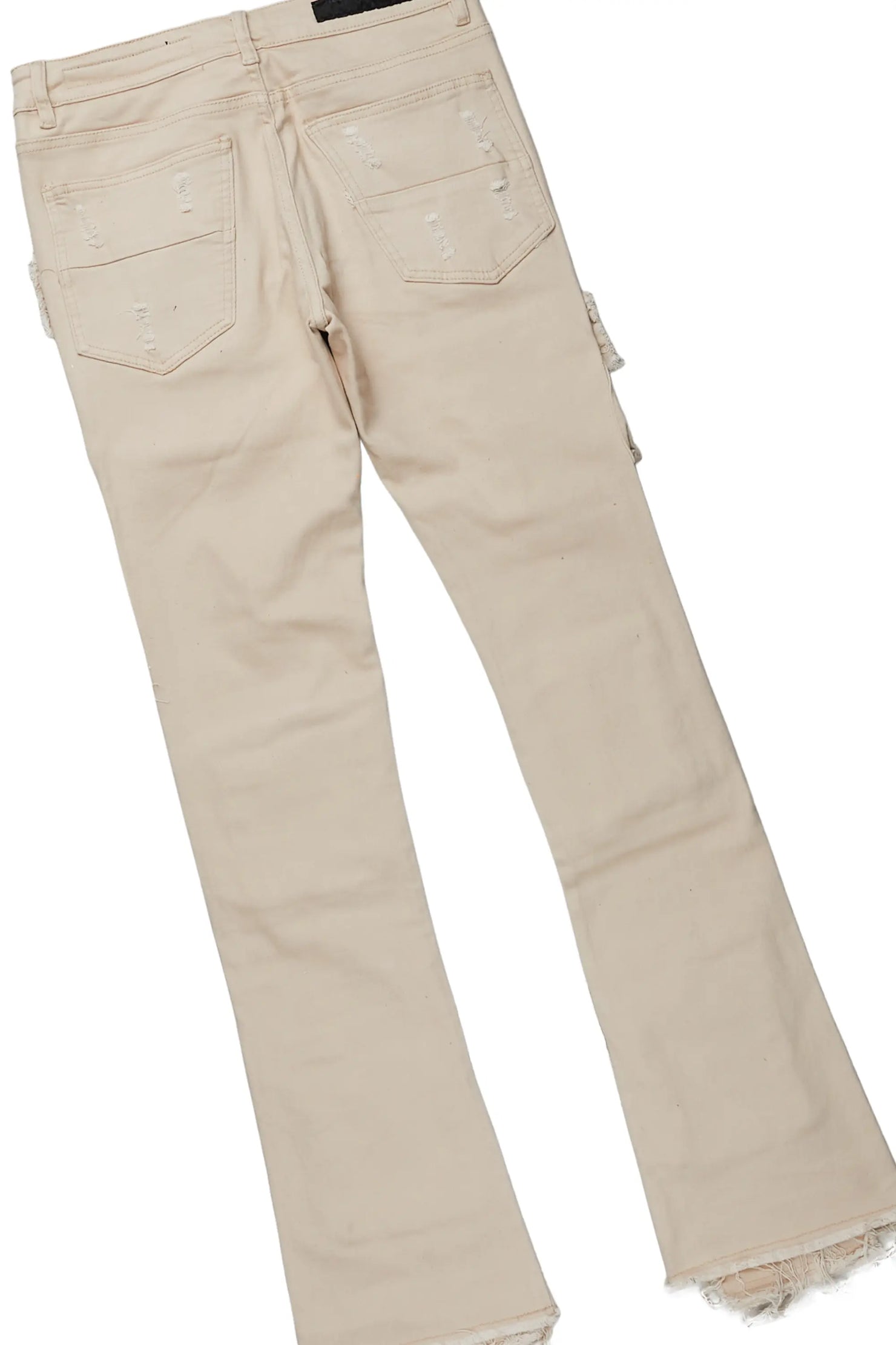 Barrett Sand Hoodie/Stacked Flare Jean Bundle