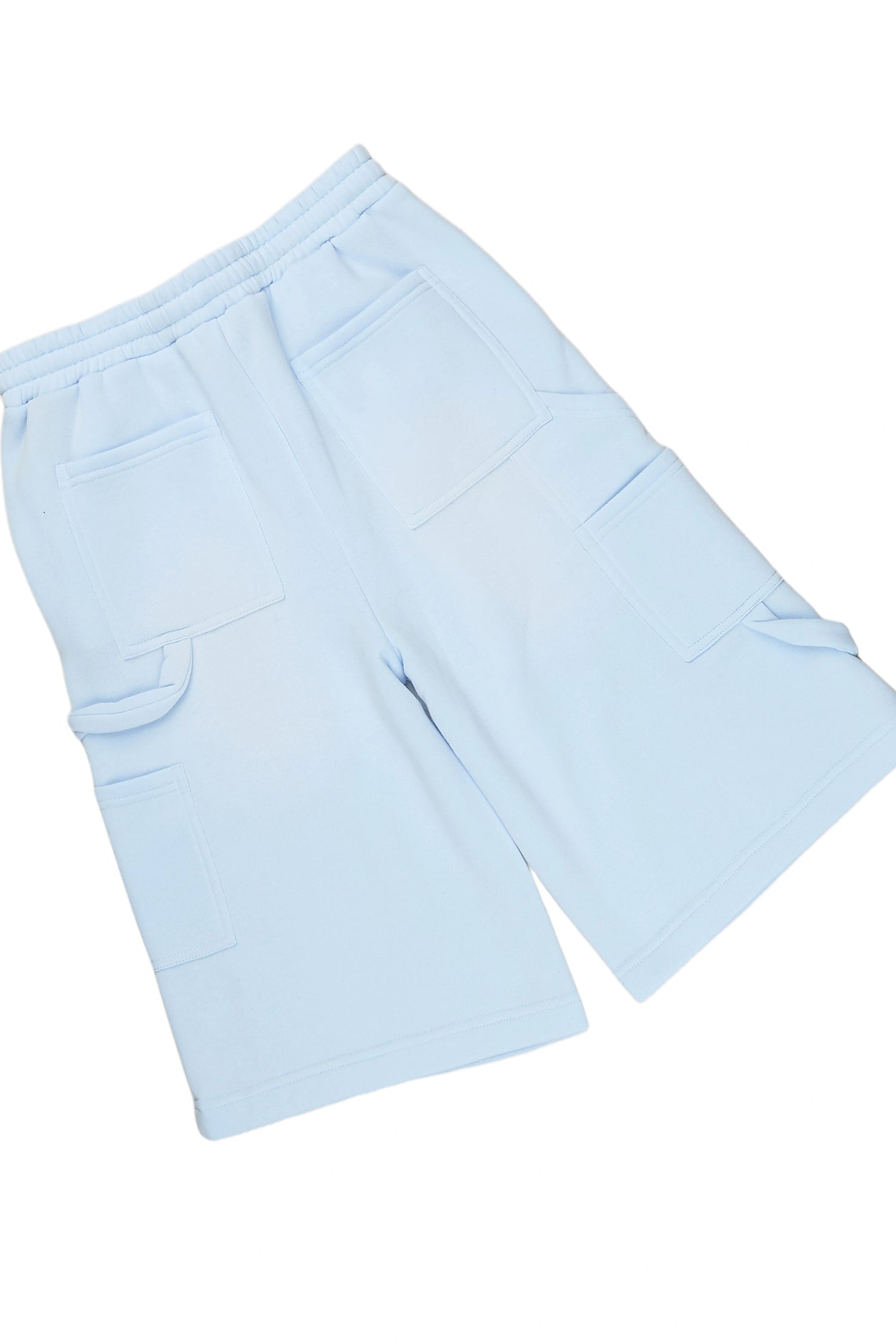 Finn Light Blue T-Shirt Jort Set