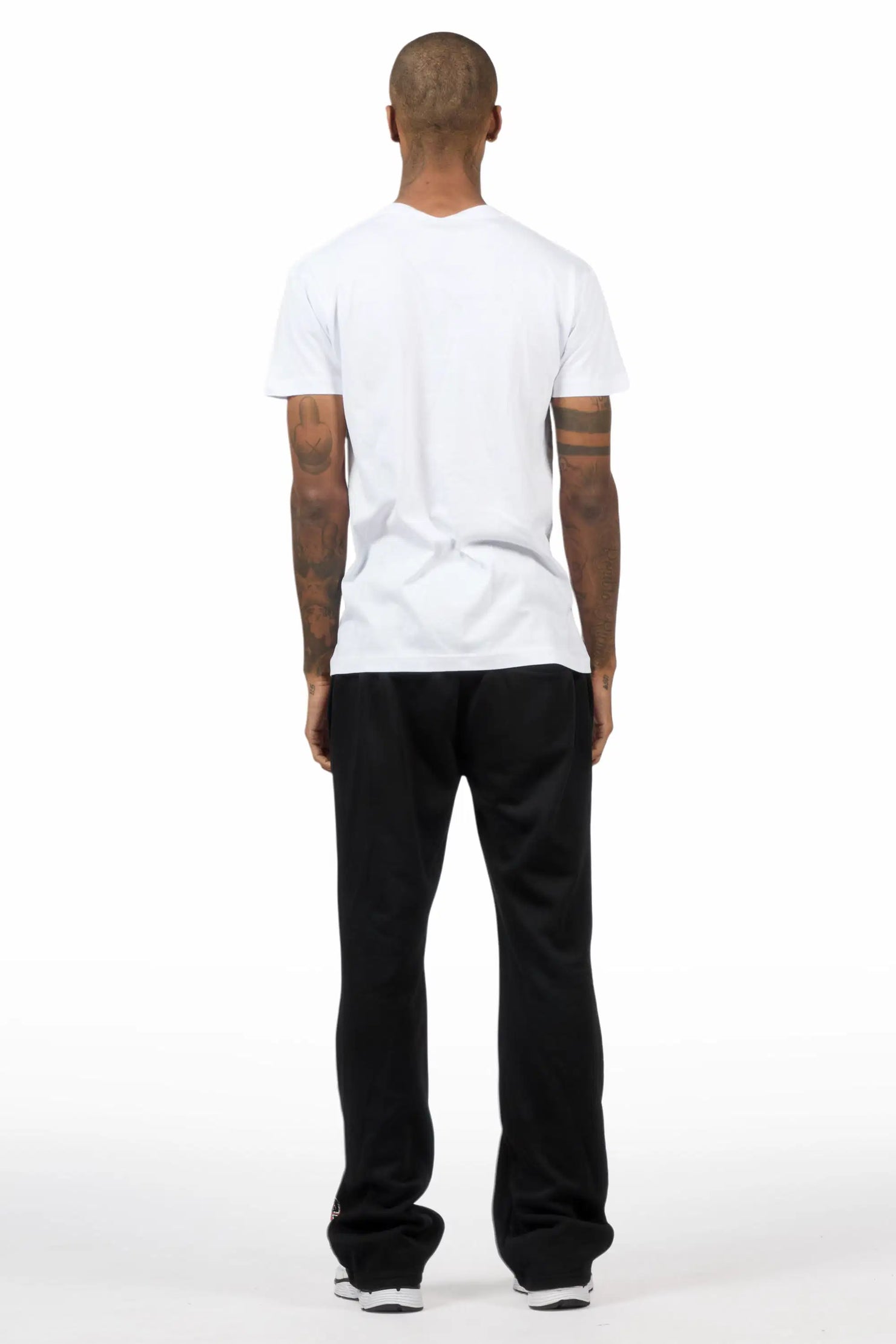 Syrix White/Multi T-Shirt/Relaxed Track Set