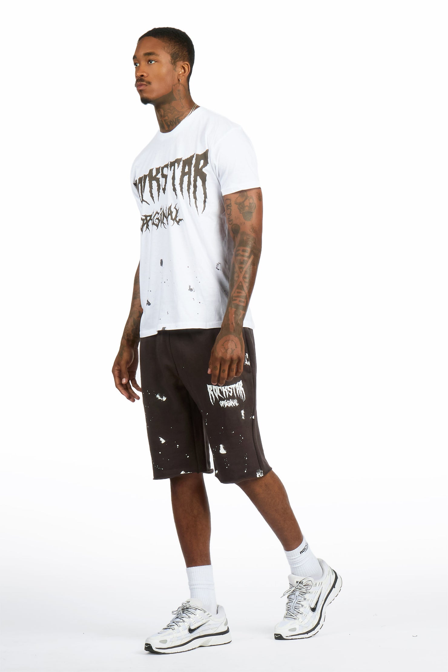Twinkle White/Iron T-Shirt/Short Set