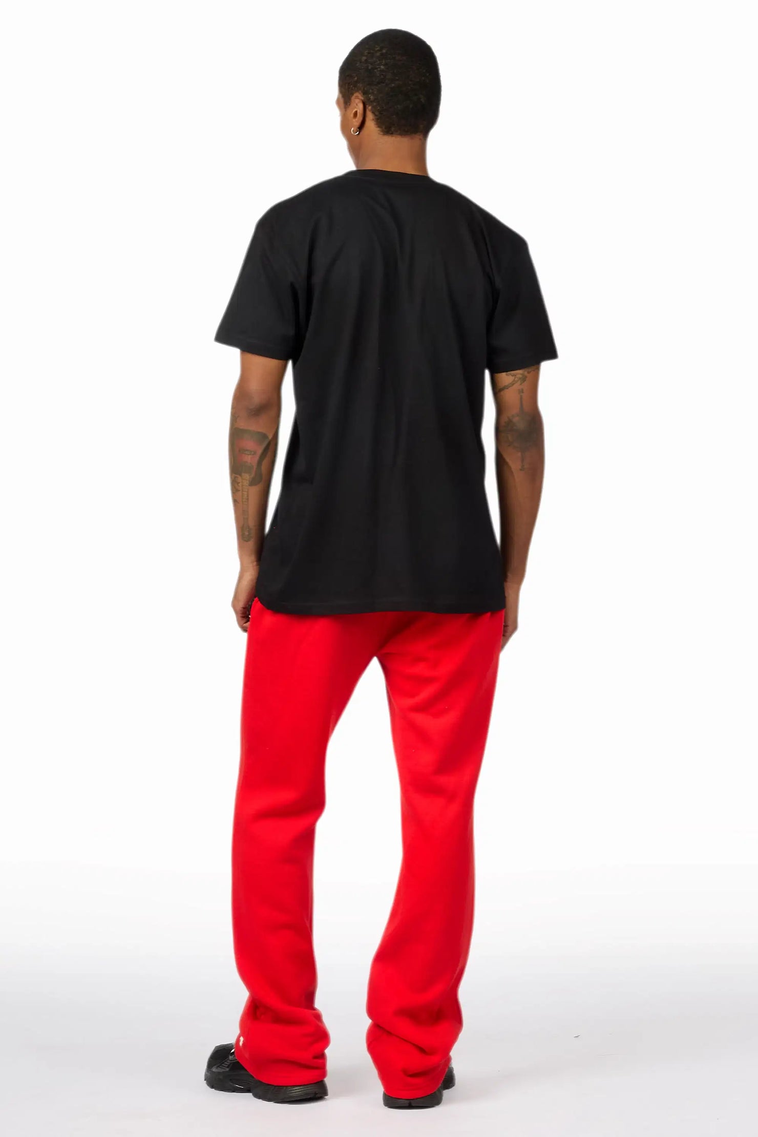 Twinkle Black/Red T-Shirt/Relaxed Track Set