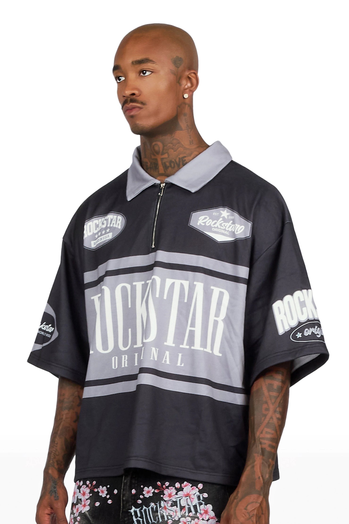 Verseney Black Polo Shirt