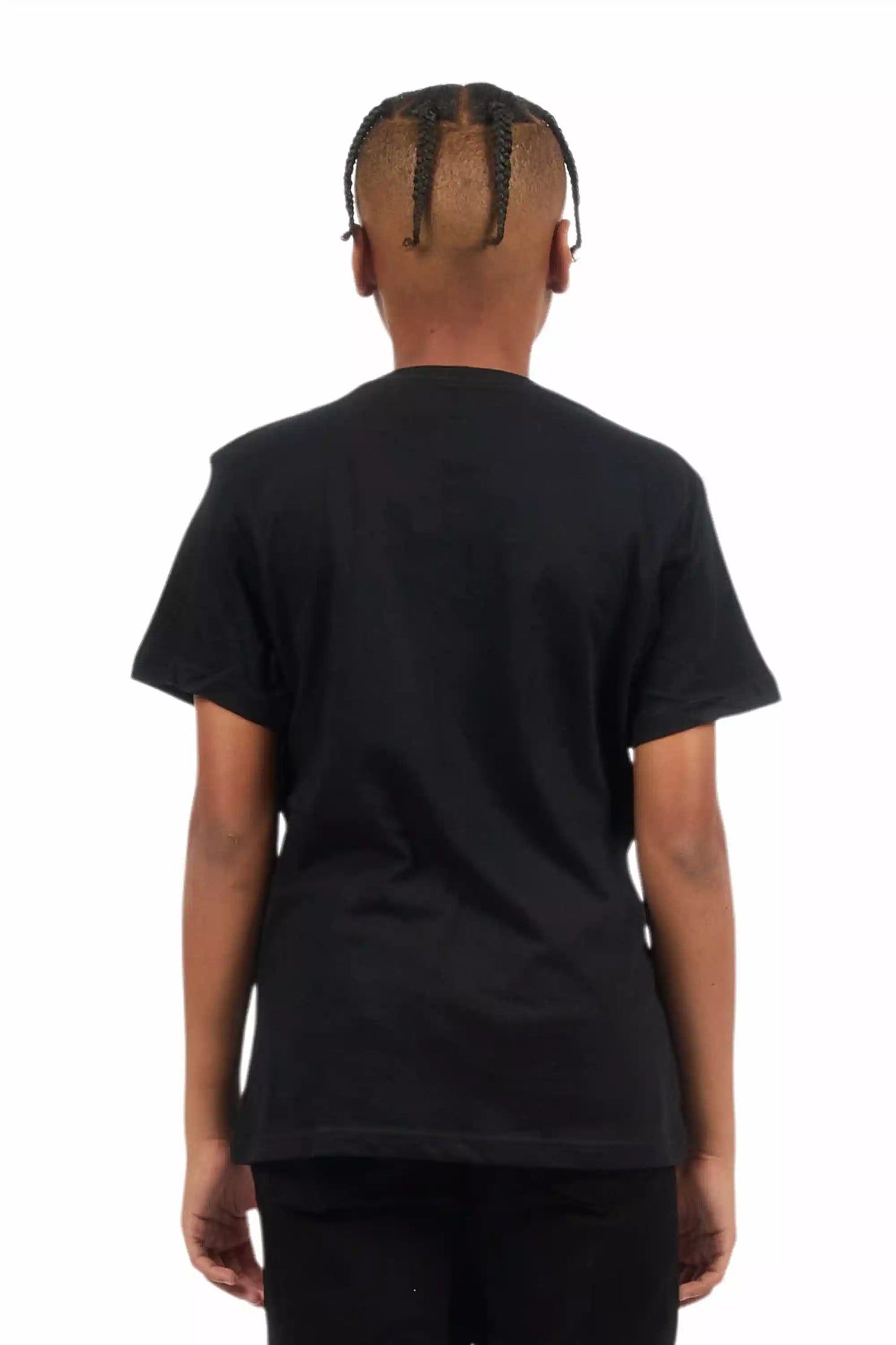 Boys Pluton Black/White Graphic T-Shirt