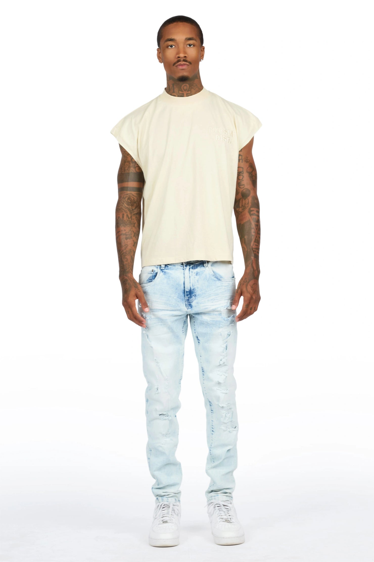 Kennet Bleach Blue Slim Fit Jean