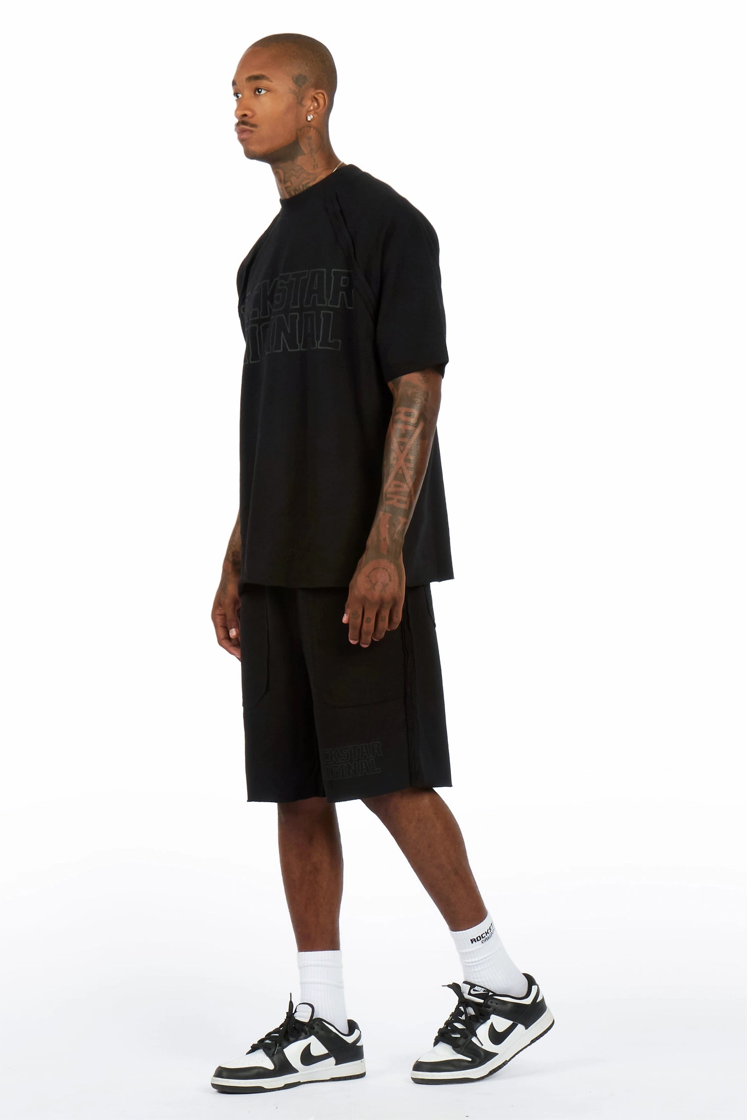 Essential Black T-Shirt/Short Set
