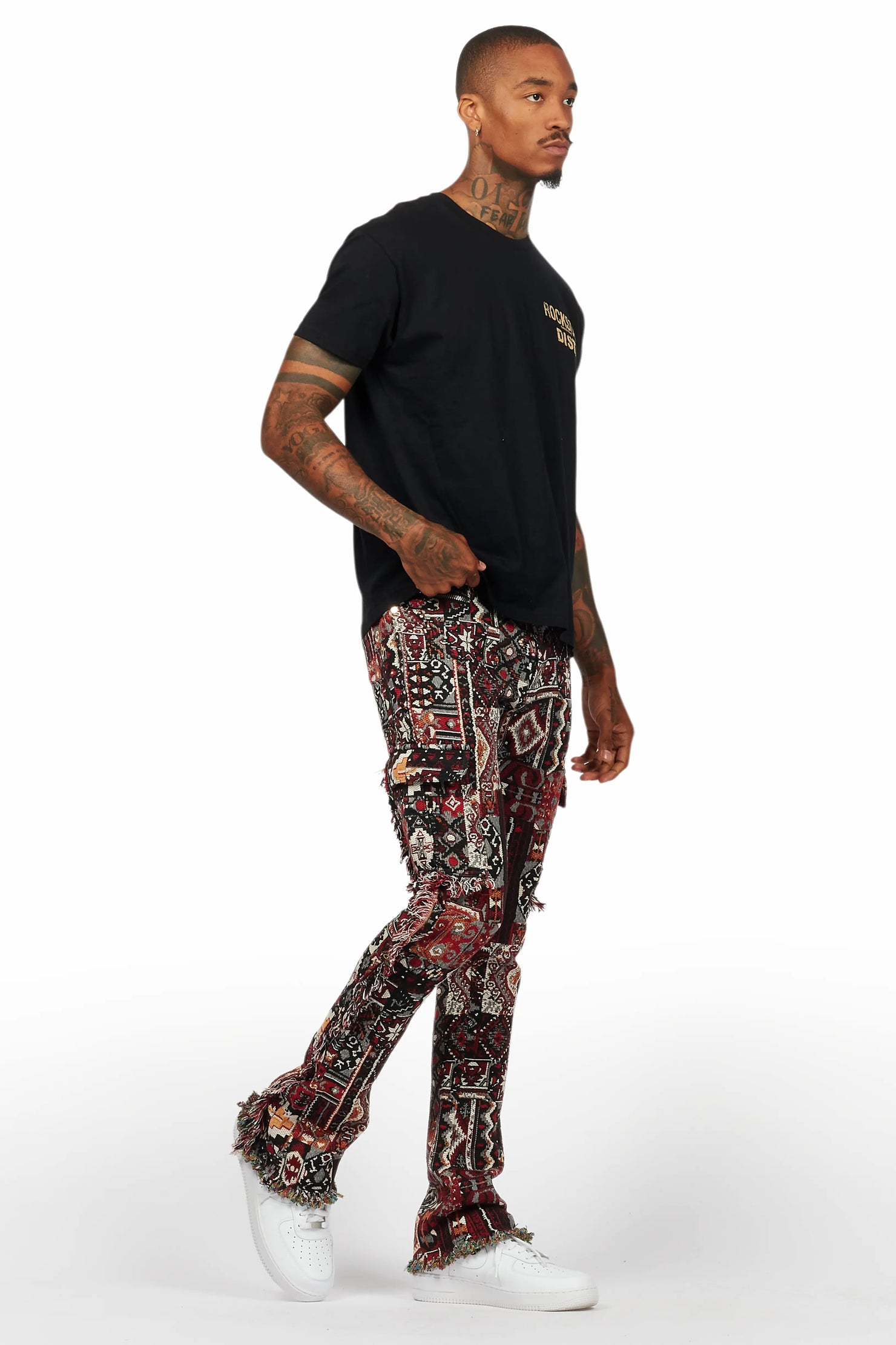 Lake Black/Beige T-Shirt/Tapestry Jean Bundle