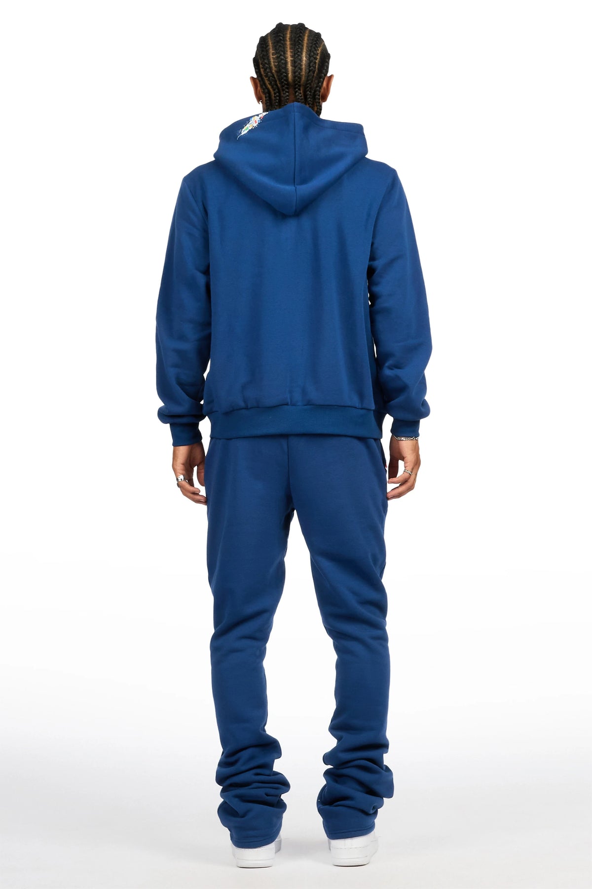 Art Dist Navy Zip Up Hoodie/Stacked Track Set