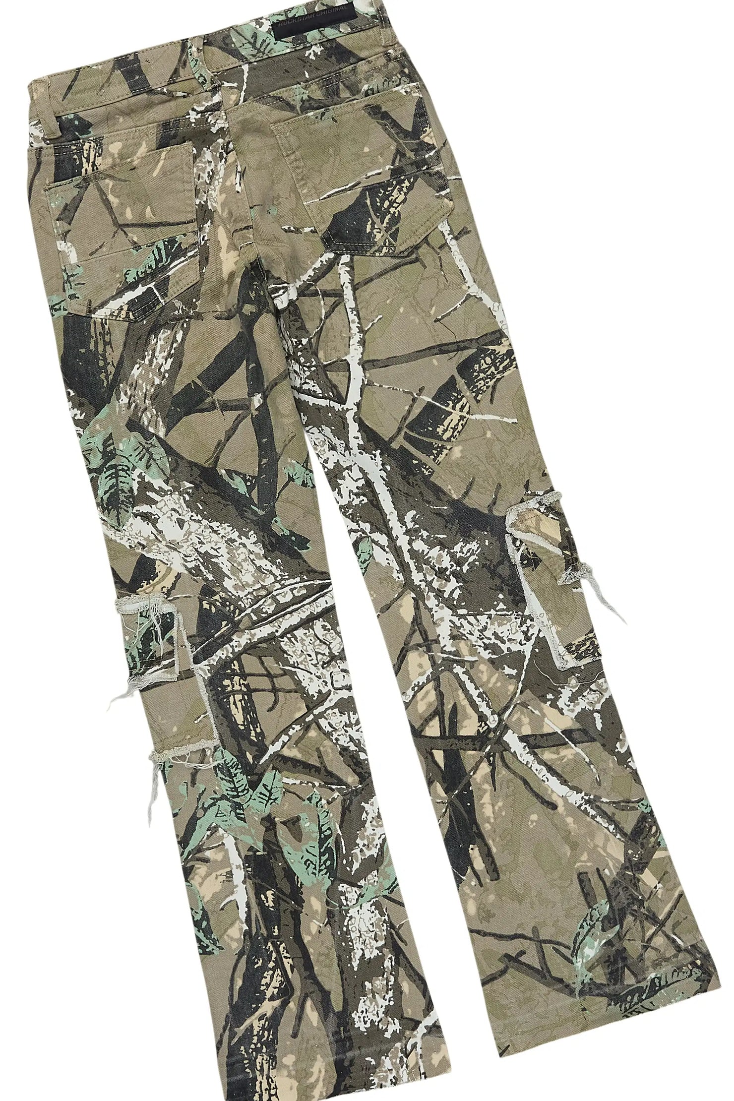 Boys Beau Sage Hoodie/Stacked Jean Set