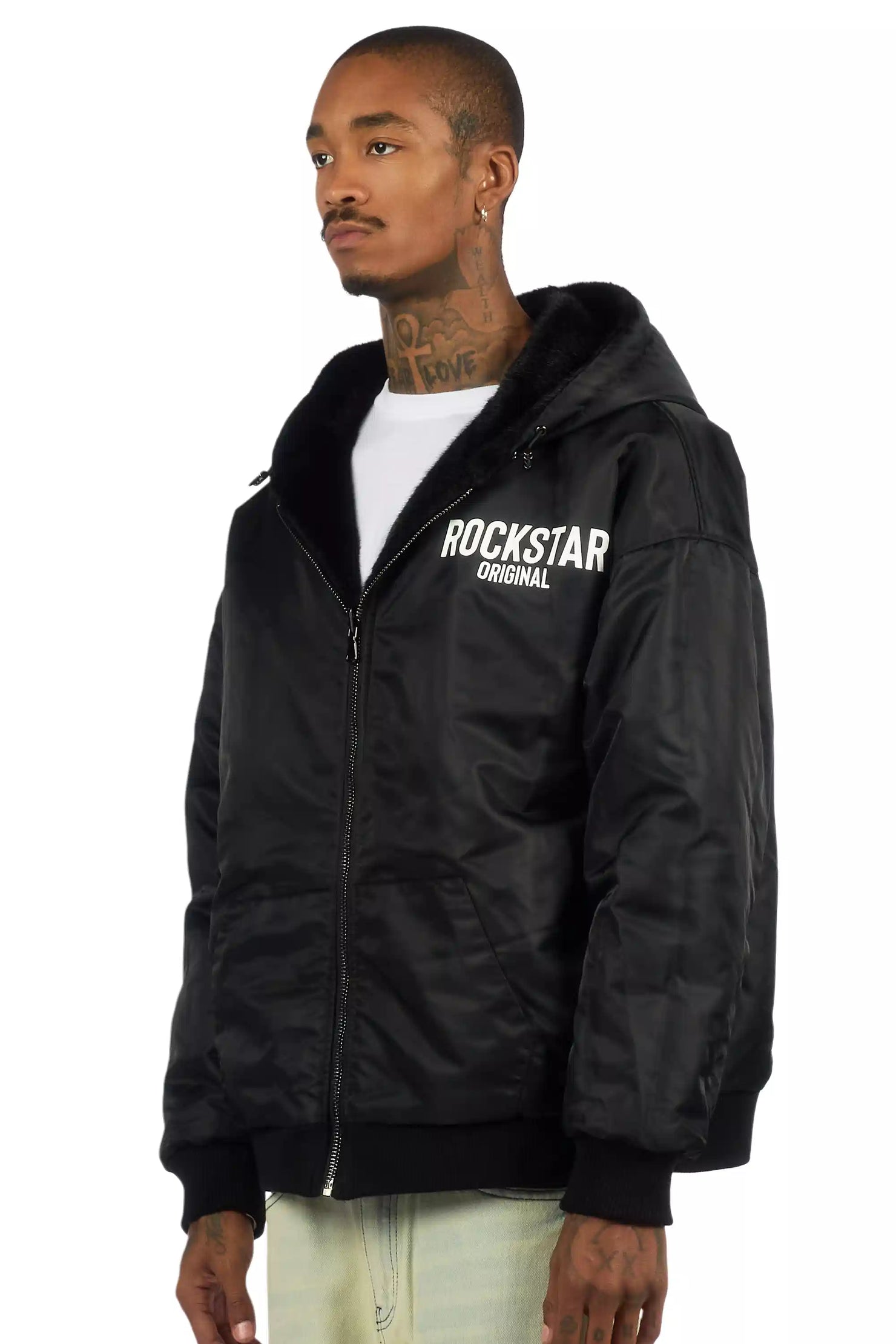 Iceevil Black Fur Jacket