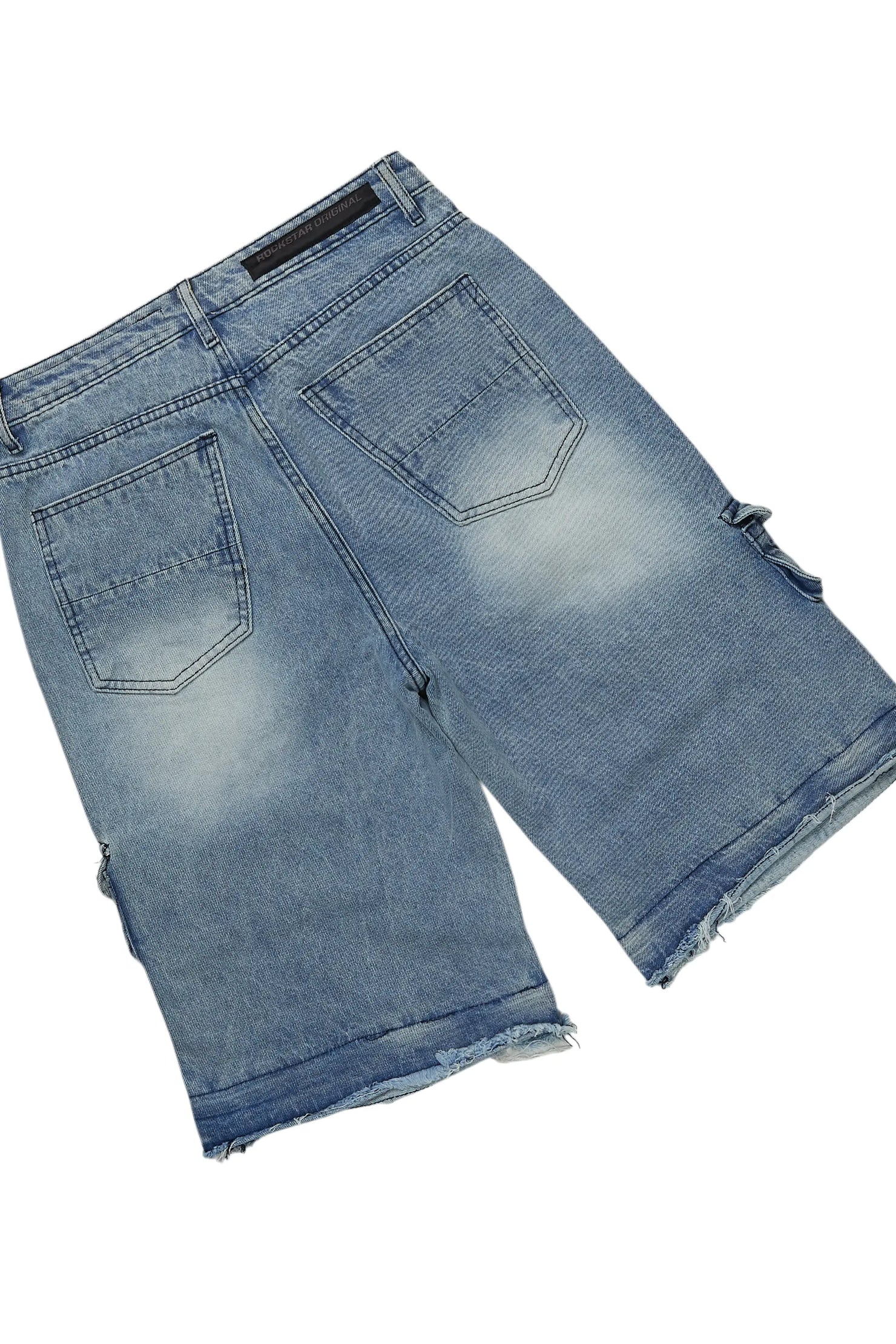 Grill Grey/Blue T-Shirt/Denim Short Set