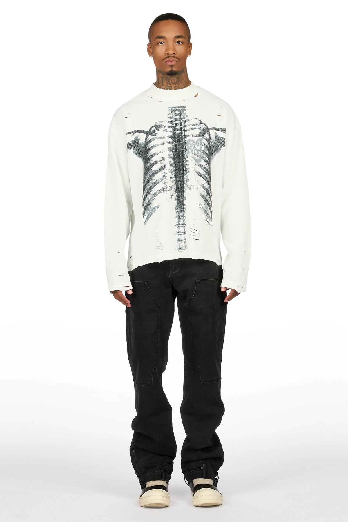 Zerah Black Straight Fit Jean