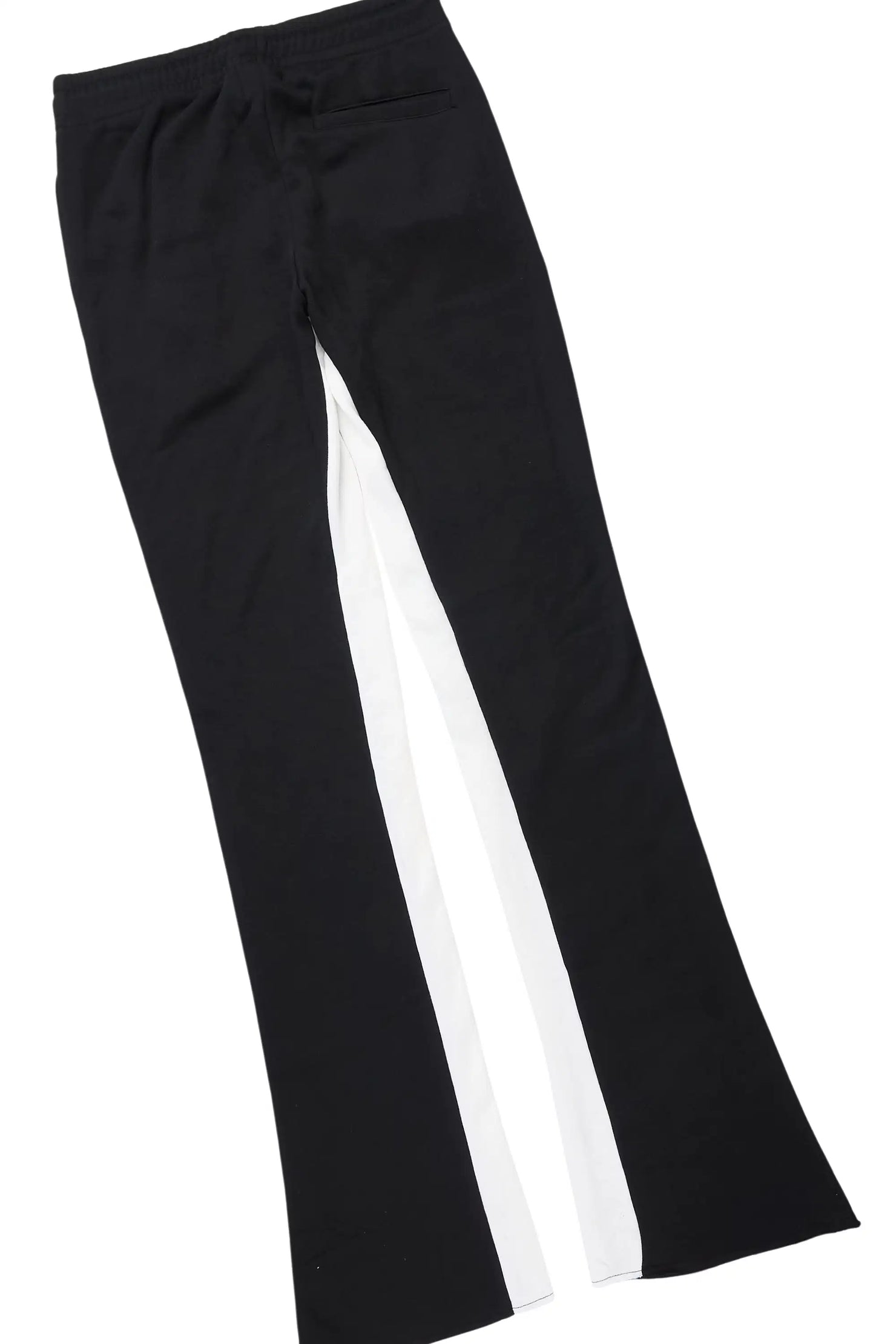 Rodgers Black/Multi Hoodie/Baggy Stacked Track Pant Set