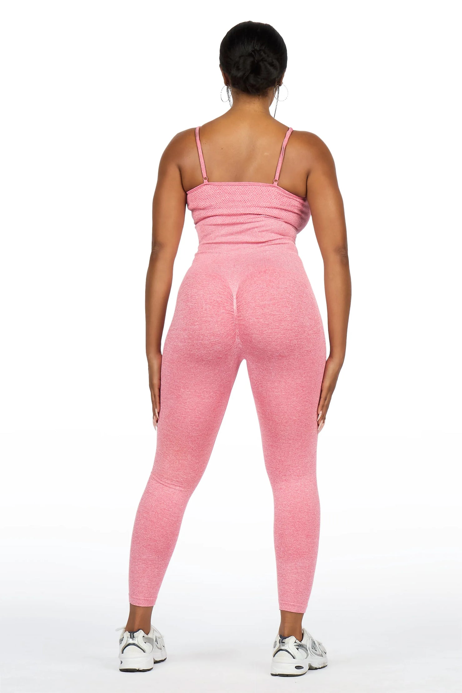 Lashona Pink Active Tank Jumpsuit